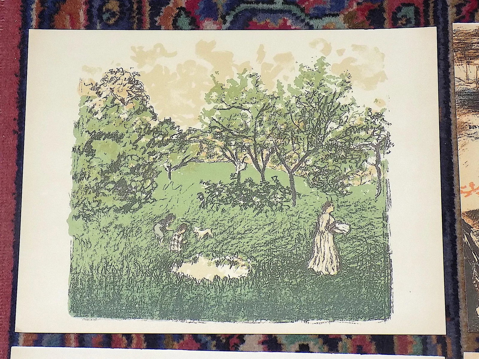 Vintage Pierre Bonnard Modernist Lithograph Views of Paris, Printed by Mourlot - Set of 6 - 2