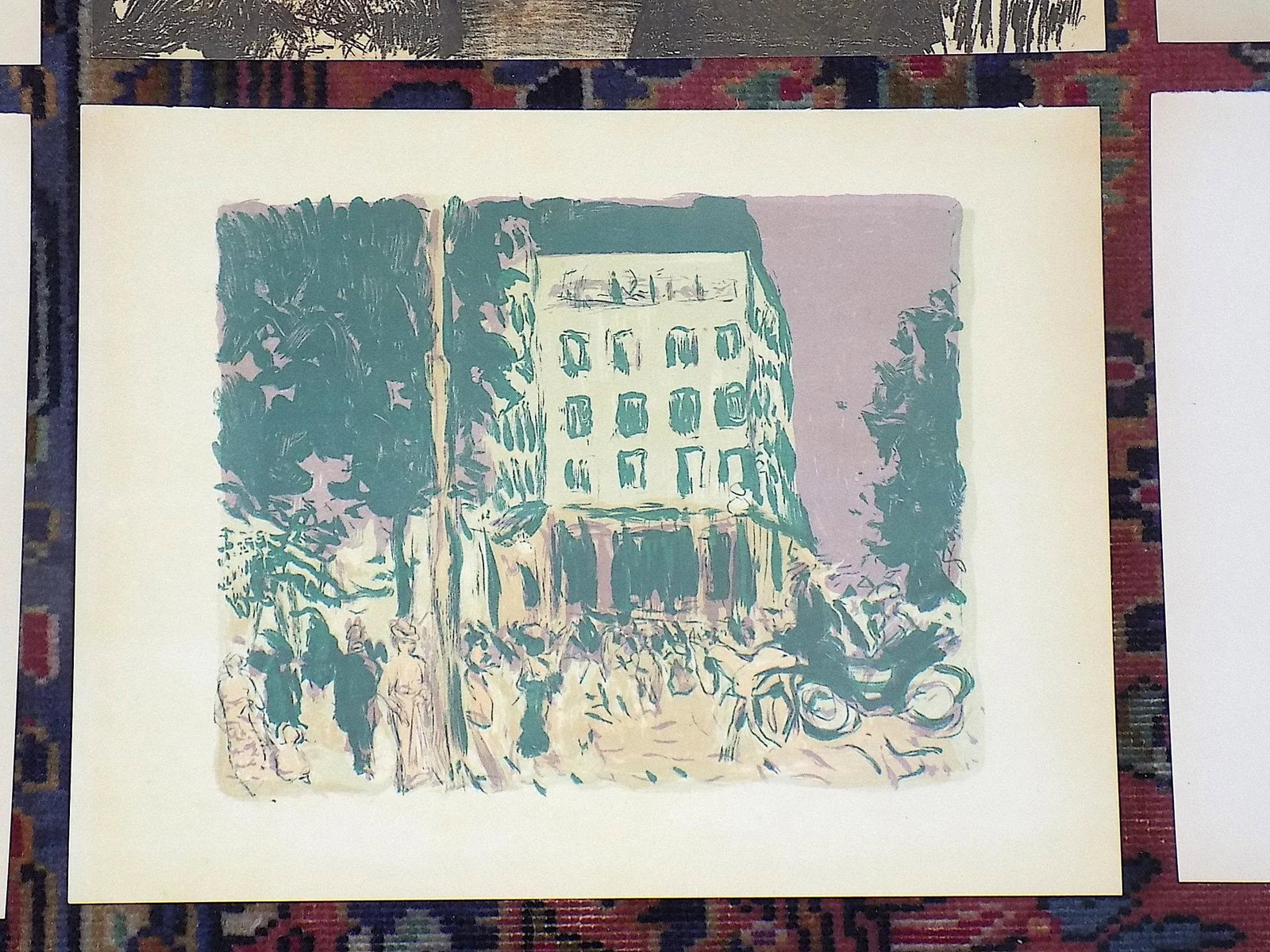Vintage Pierre Bonnard Modernist Lithograph Views of Paris, Printed by Mourlot - Set of 6 - 6