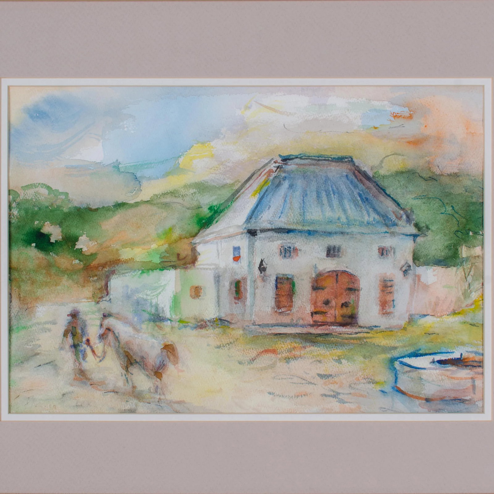20th Century Country Watercolor Paintings of South Africa by Suzanne McCullough Plowden - a Pair - 4