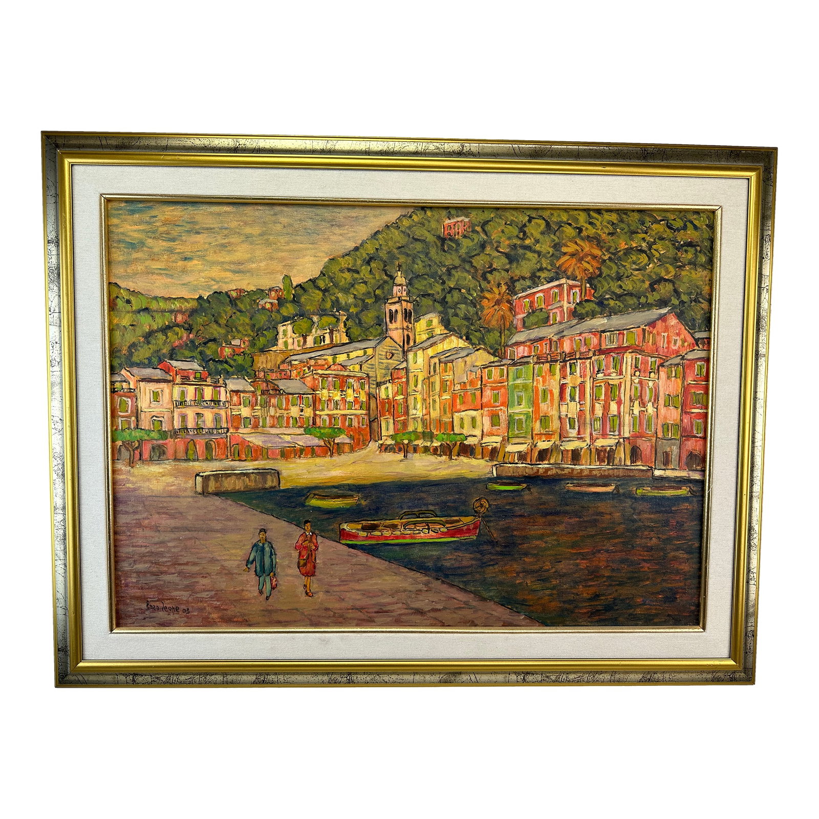 Malcesine on Lake Garda Painting Art by Enzo Leone: See photos for condition. Reach out directly if you have additional questions and we will do our best to reply within 24 hours. Please check out our other listings for amazing estate items. Immerse