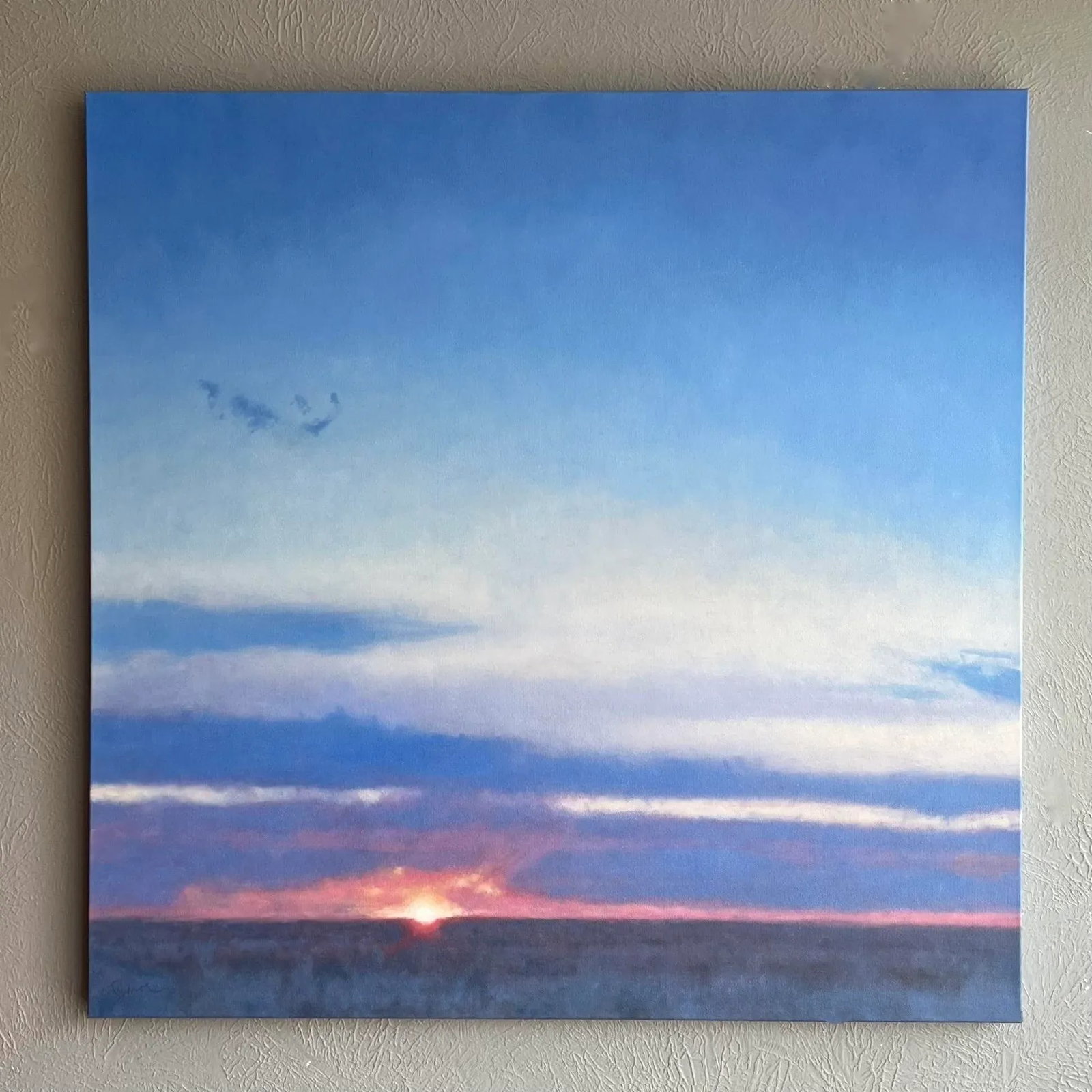 Western Landscape Painting - Montana Big Sky Winter Sunset by James Bason - 12
