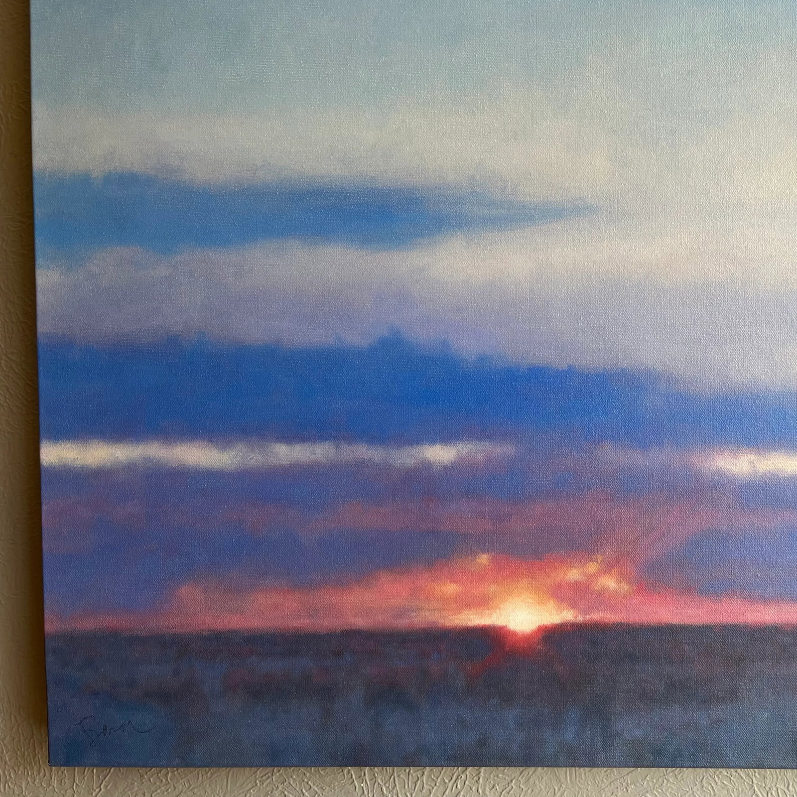 Western Landscape Painting - Montana Big Sky Winter Sunset by James Bason - 7