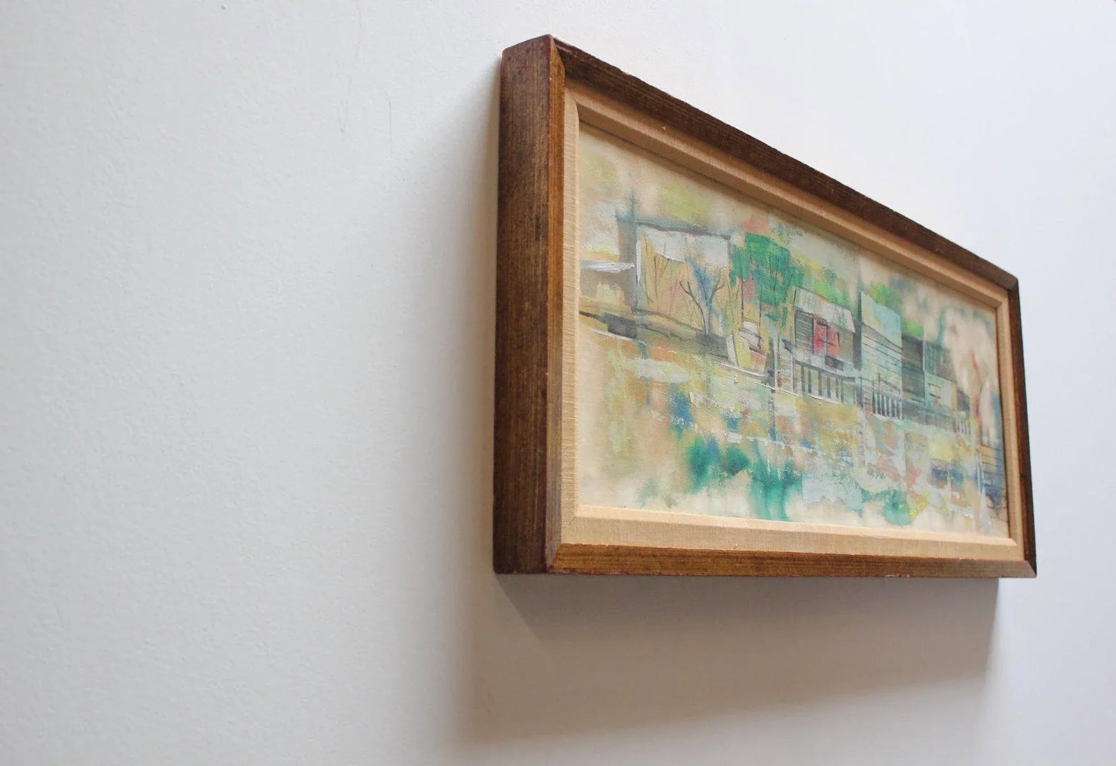 Impressionist Landscape Gouache on Canvas by Martin Weber - 2