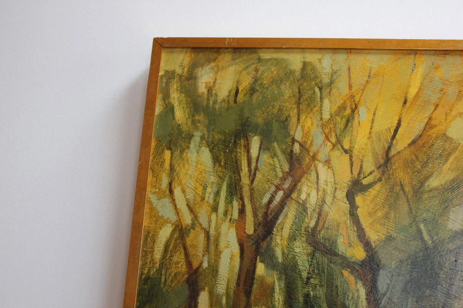 Gill Levin "Lakeside" Landscape Oil on Canvas - 9