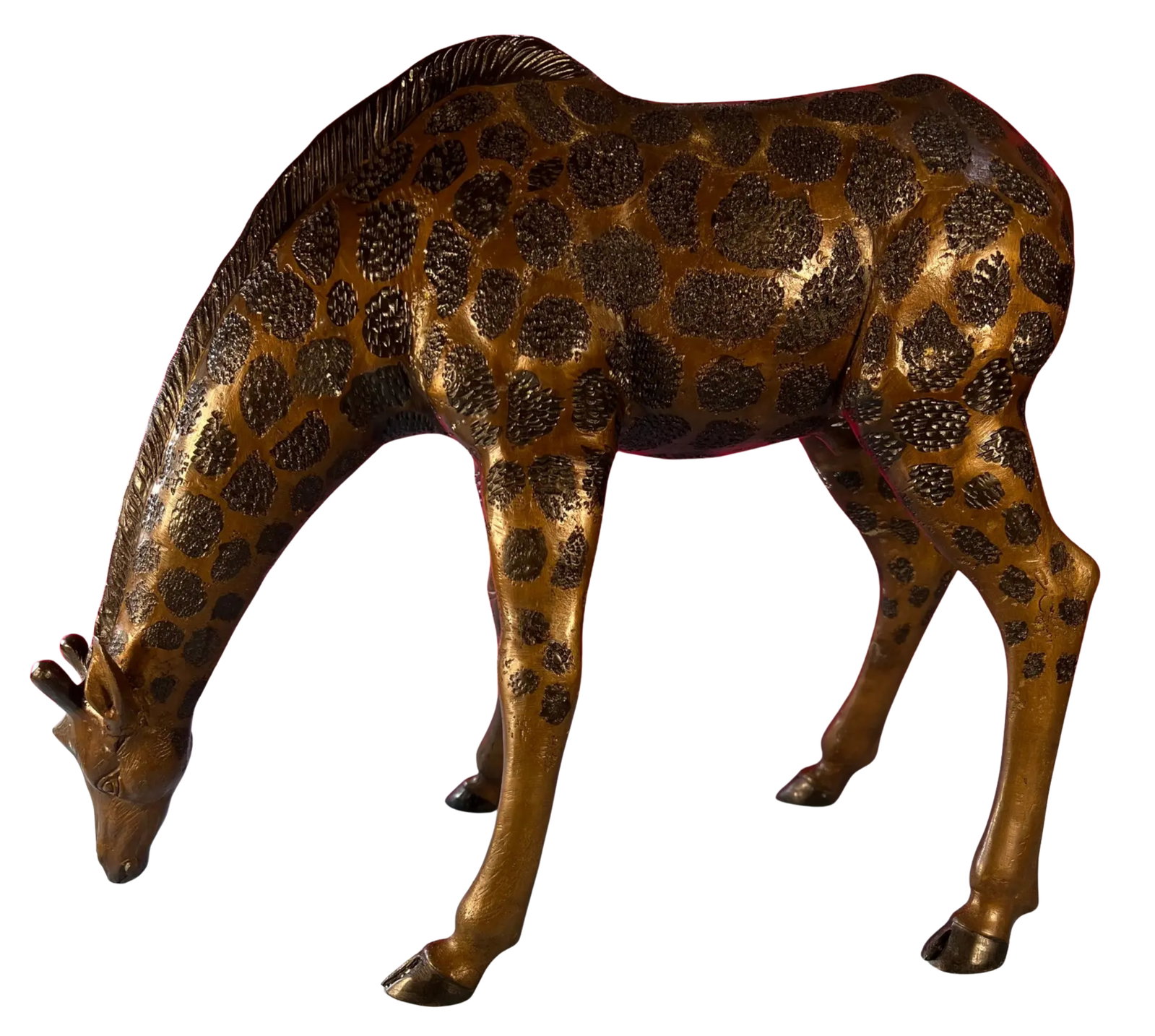 Vintage Bronze Giraffe Sculpture - 10