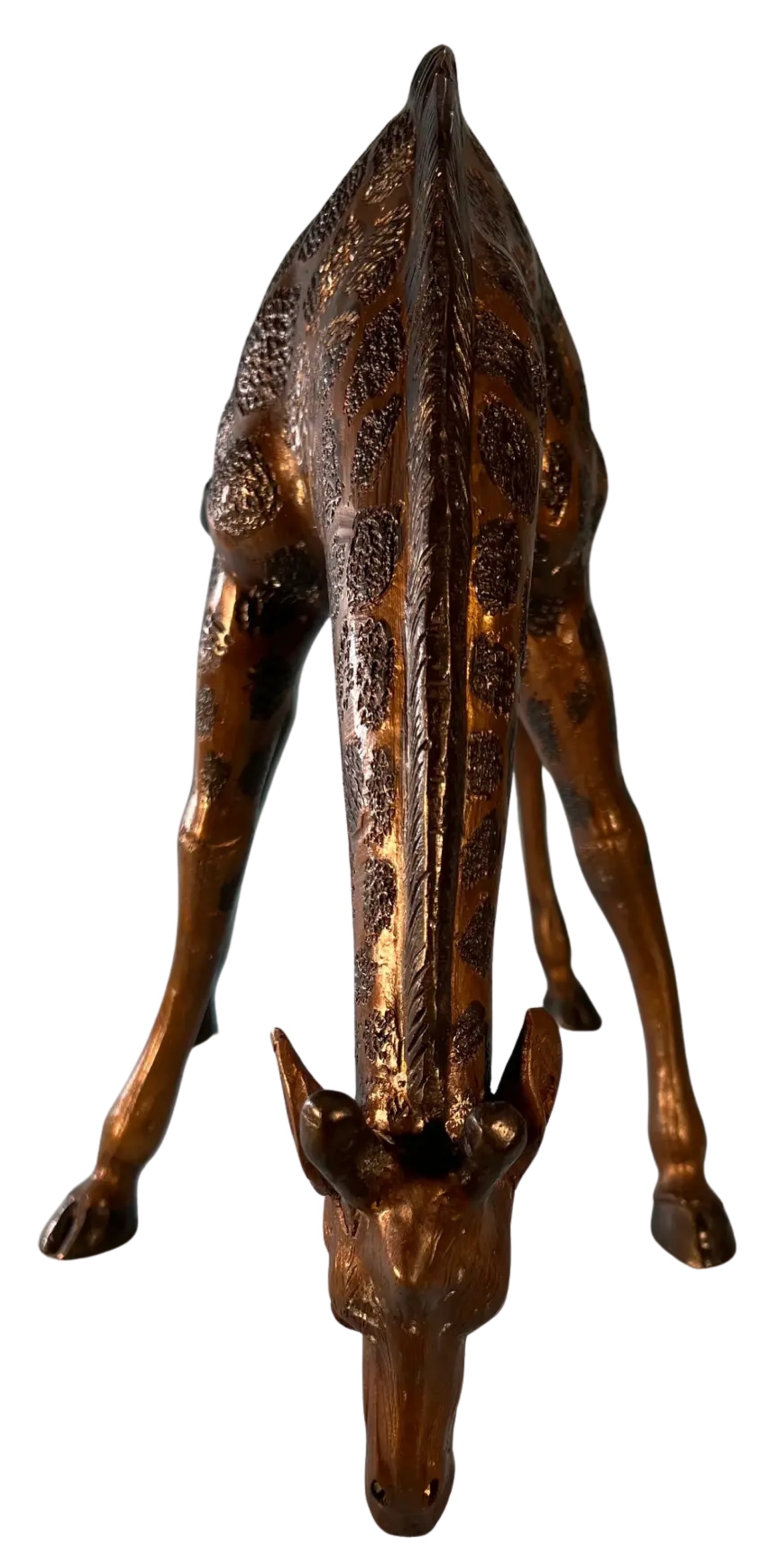Vintage Bronze Giraffe Sculpture - 11