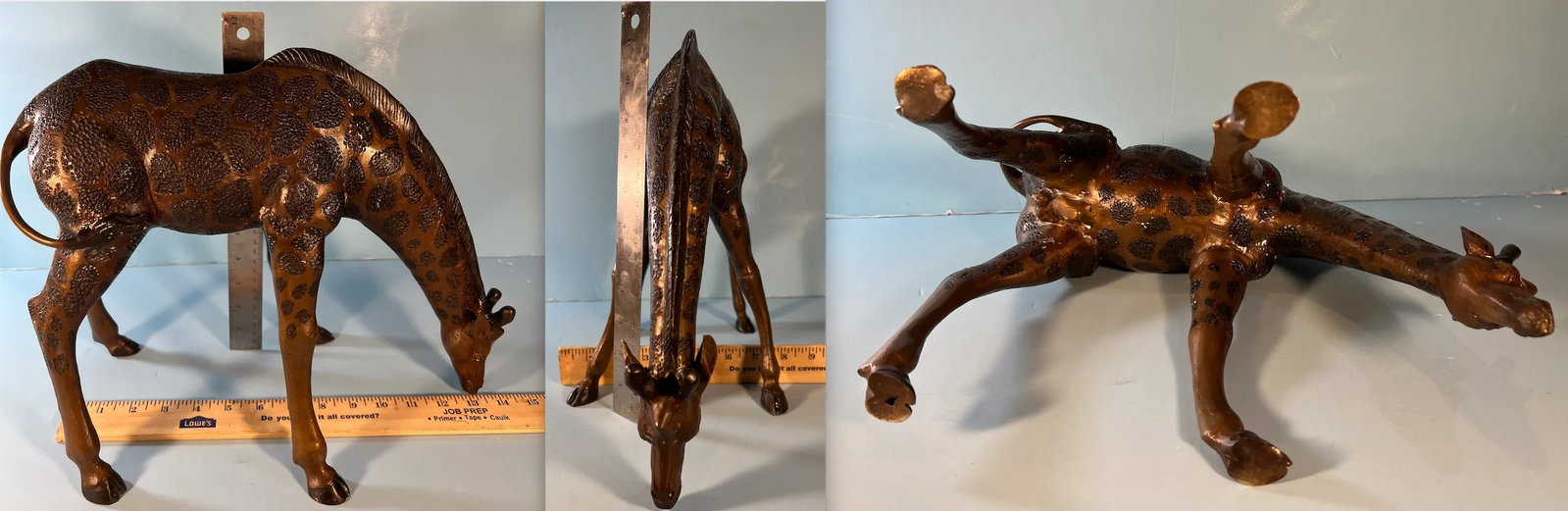 Vintage Bronze Giraffe Sculpture - 15