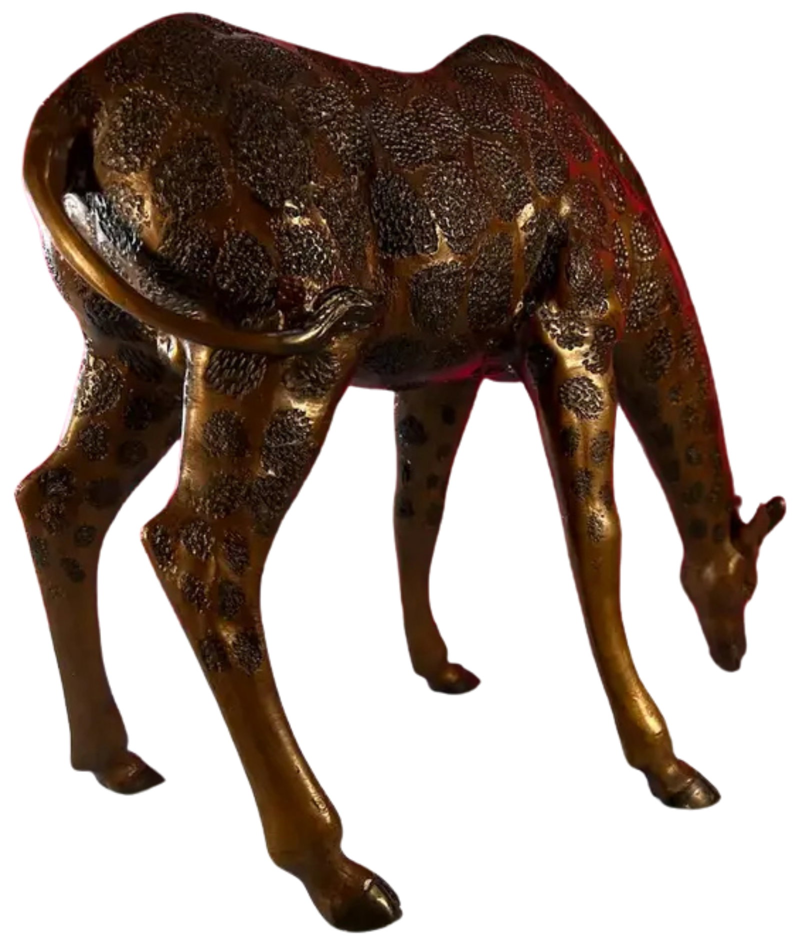 Vintage Bronze Giraffe Sculpture - 5