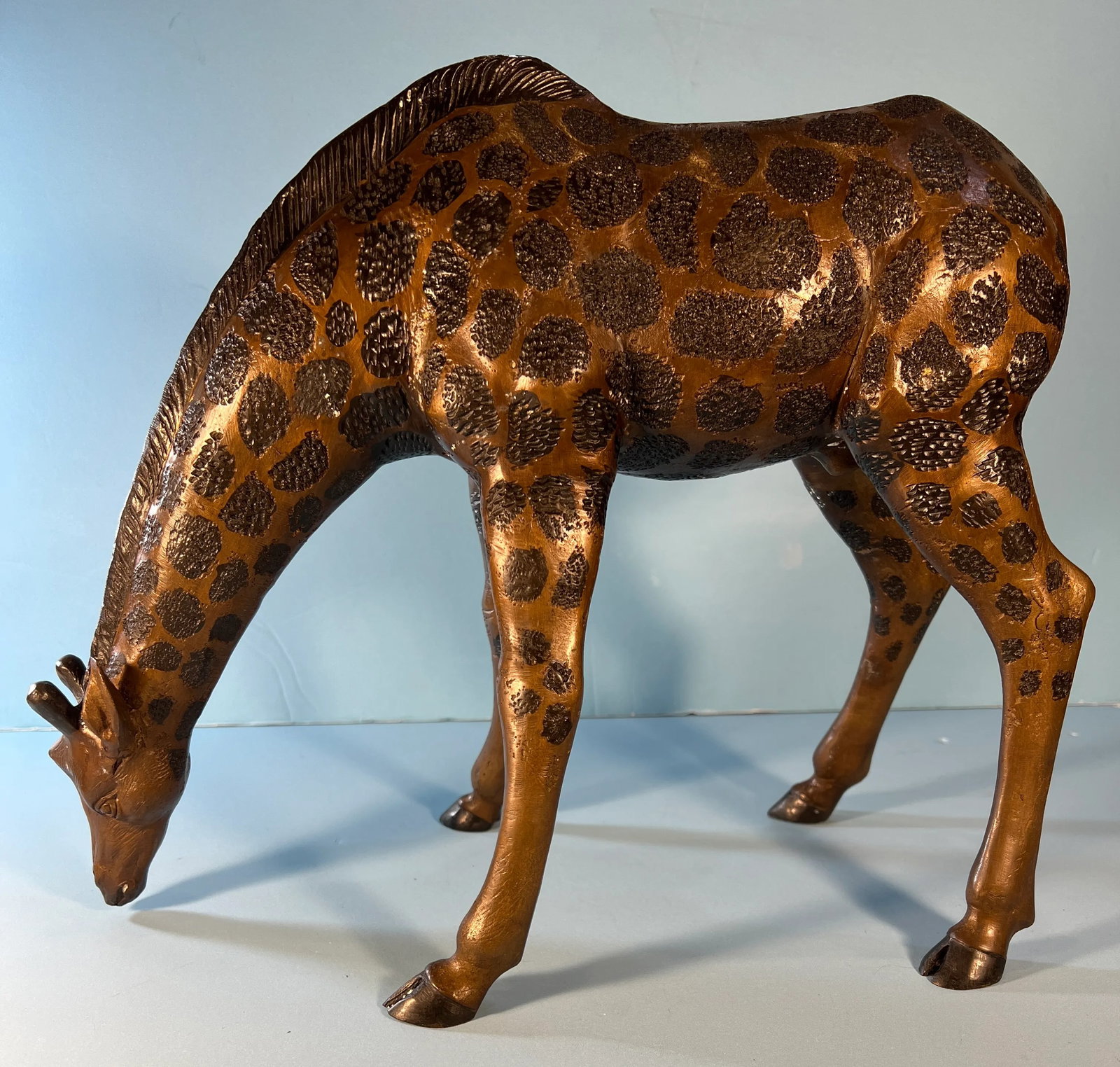 Vintage Bronze Giraffe Sculpture - 7