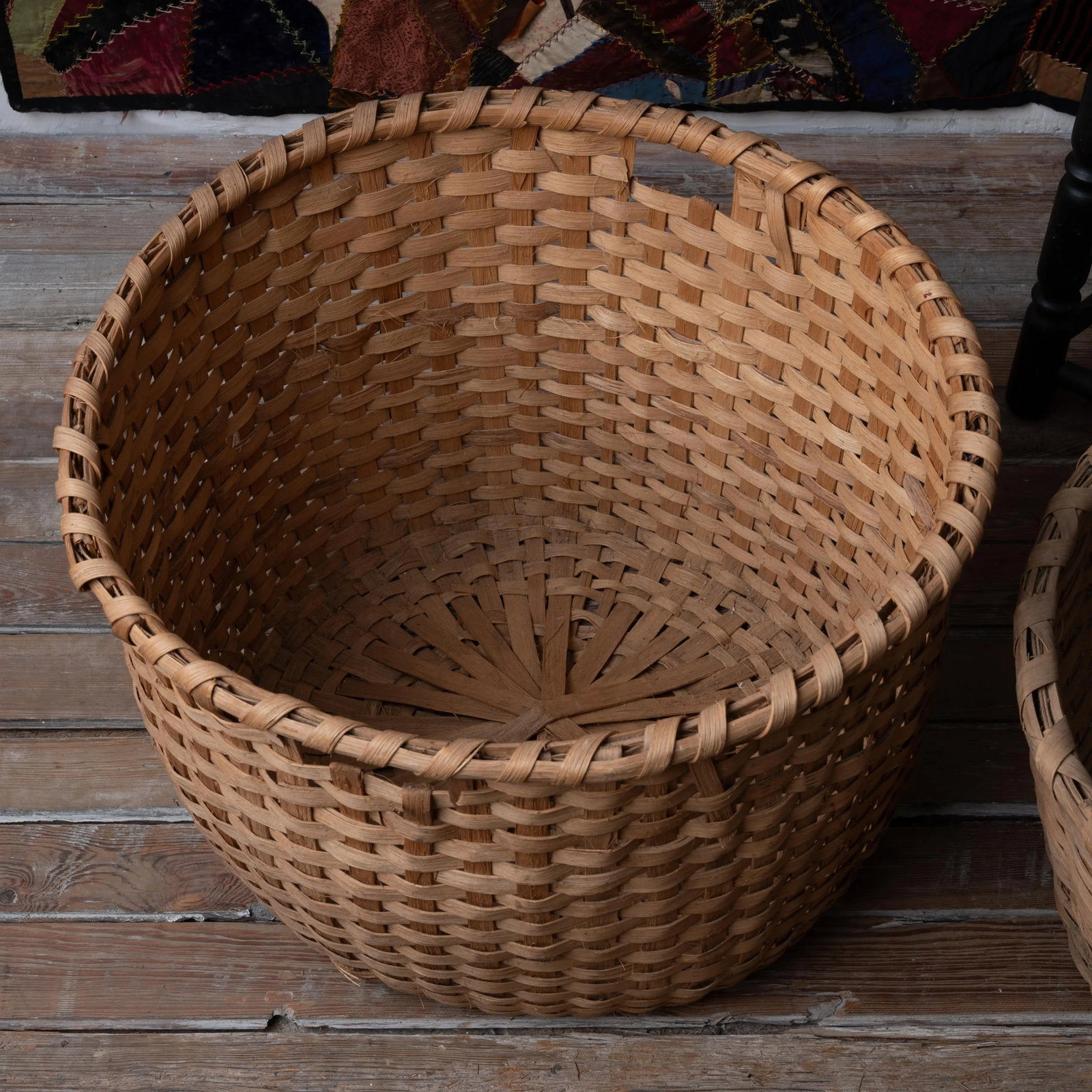 South Georgia Cotton Picking Baskets - a Pair - 4