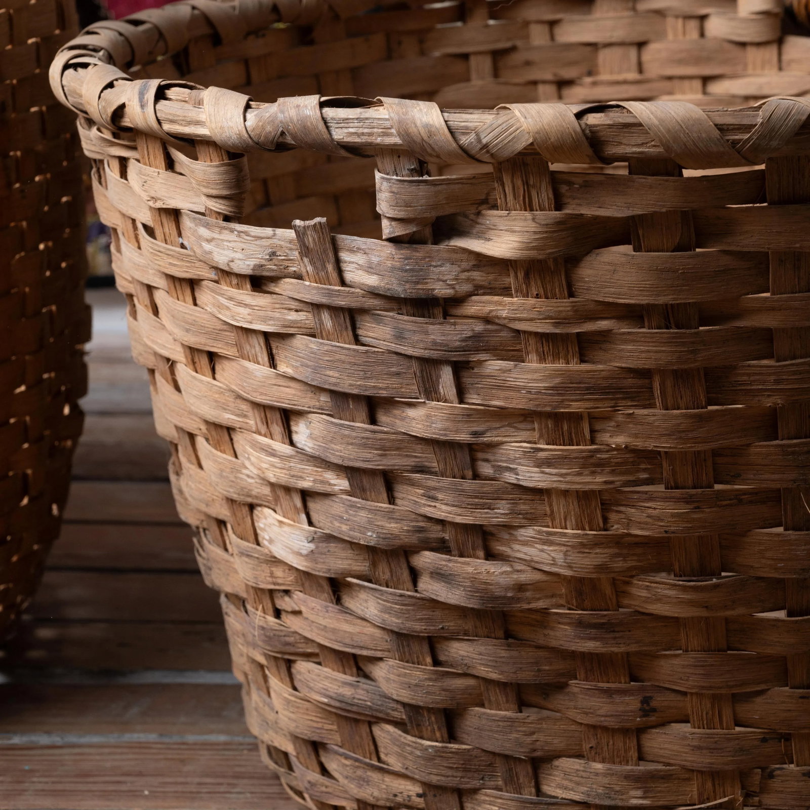 South Georgia Cotton Picking Baskets - a Pair - 7