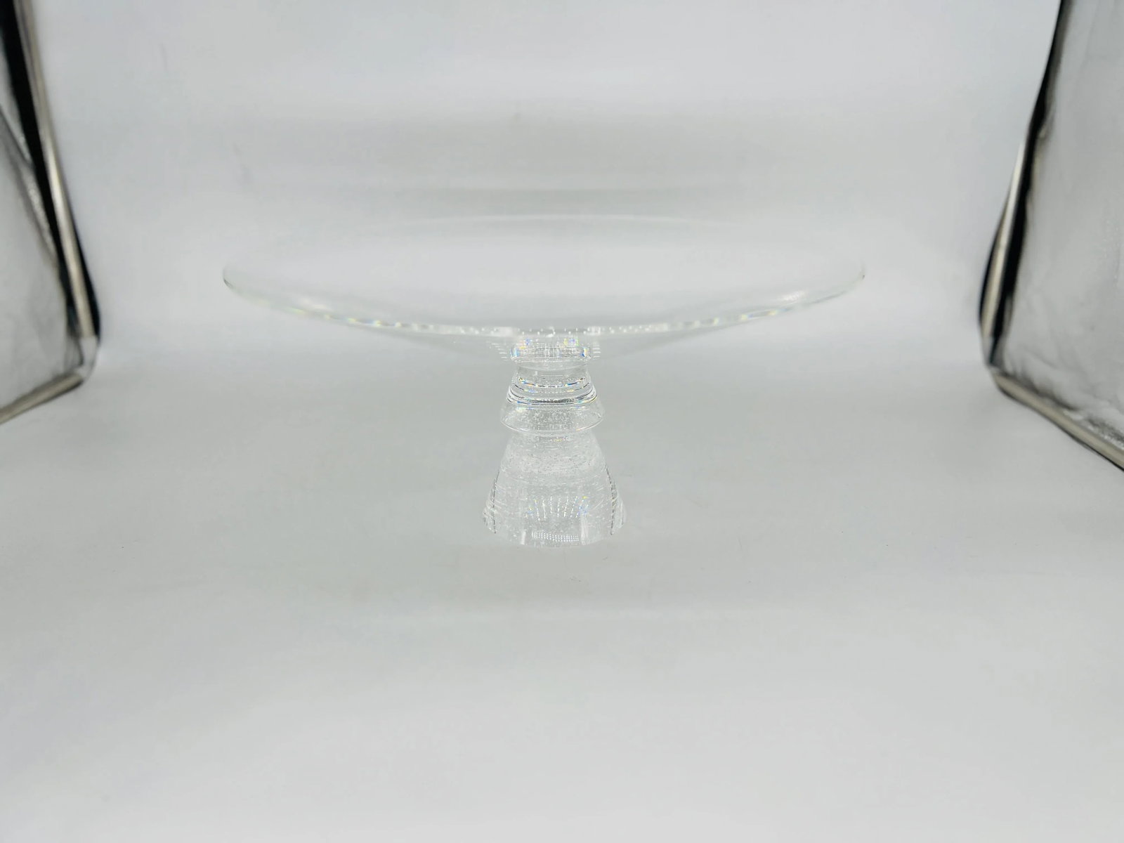 David Dowler for Steuben "Stardust" Pattern Centerpiece Bowl or Tazza Circa 1985 - 7