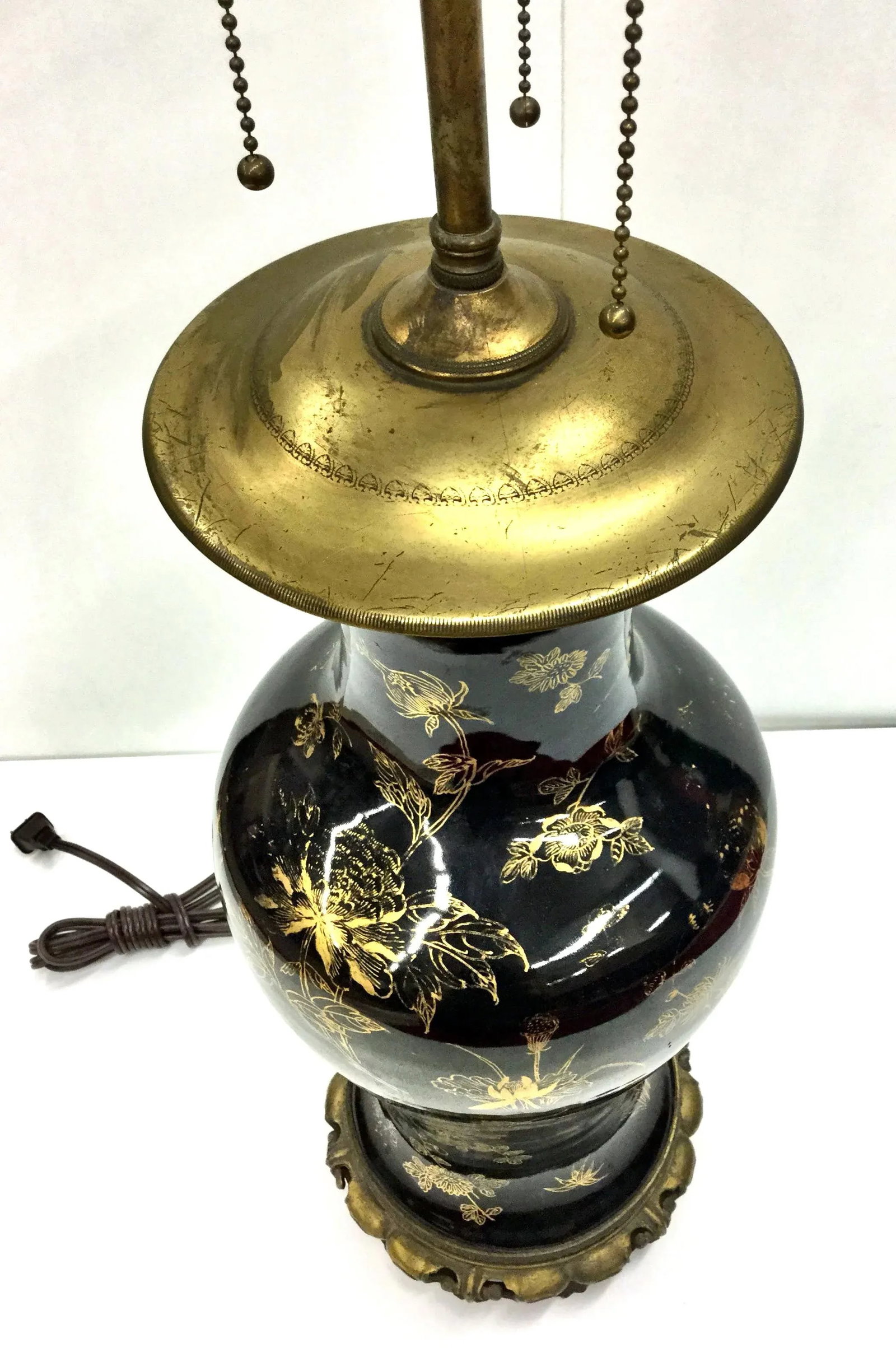 1960s Tall Chinese Porcelain Table Lamp - 3
