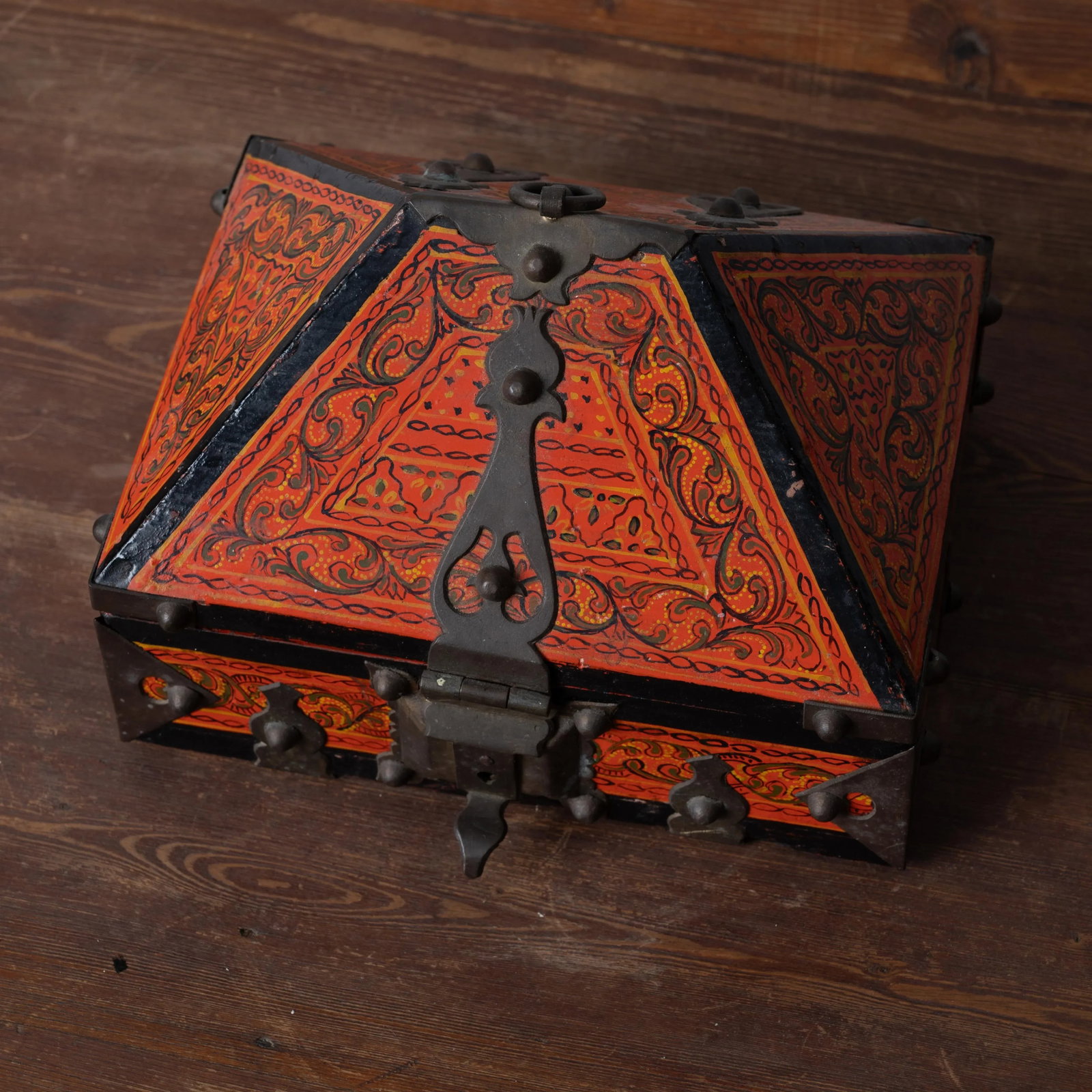 Indian Kerala Dowry Box, Malabar - 4