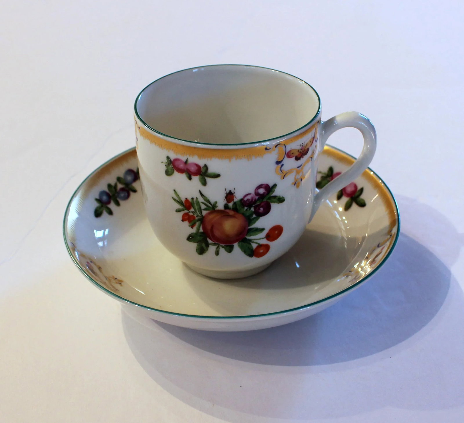 Late 20th Century Set of 10 Cups & Saucers by Mottahedeh - 2