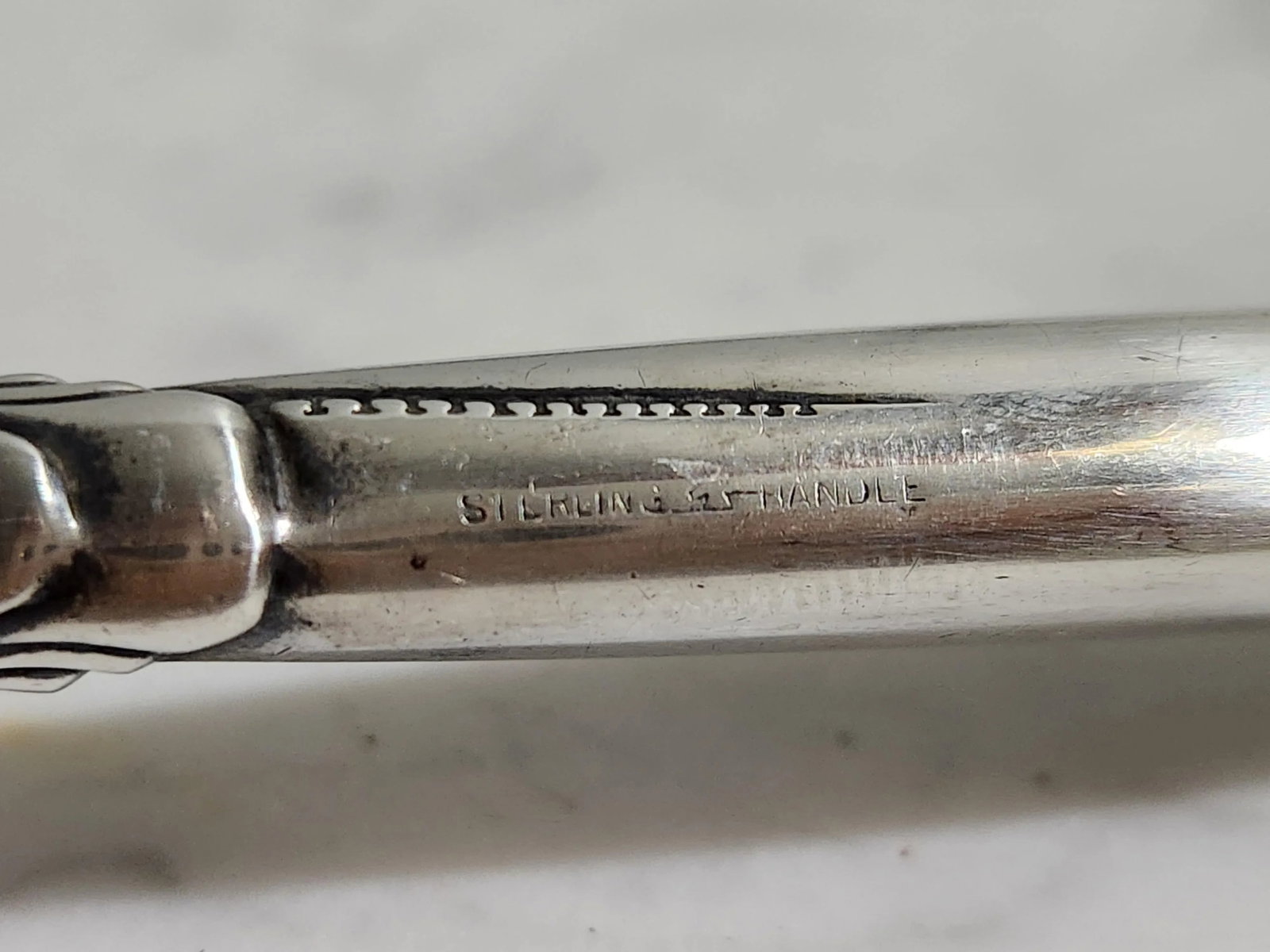 Vintage Romance of the Sea Sterling Silver Letter Opener - 12
