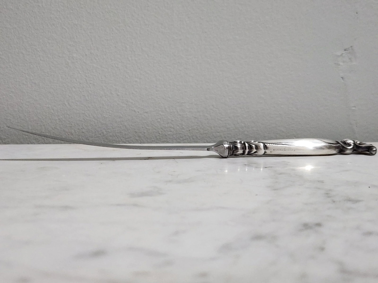 Vintage Romance of the Sea Sterling Silver Letter Opener - 9