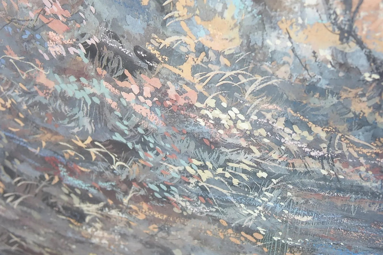 "Morning Light on the Riverbank" - Late 20th Century Watercolor Signed on the Bottom, Framed - 2