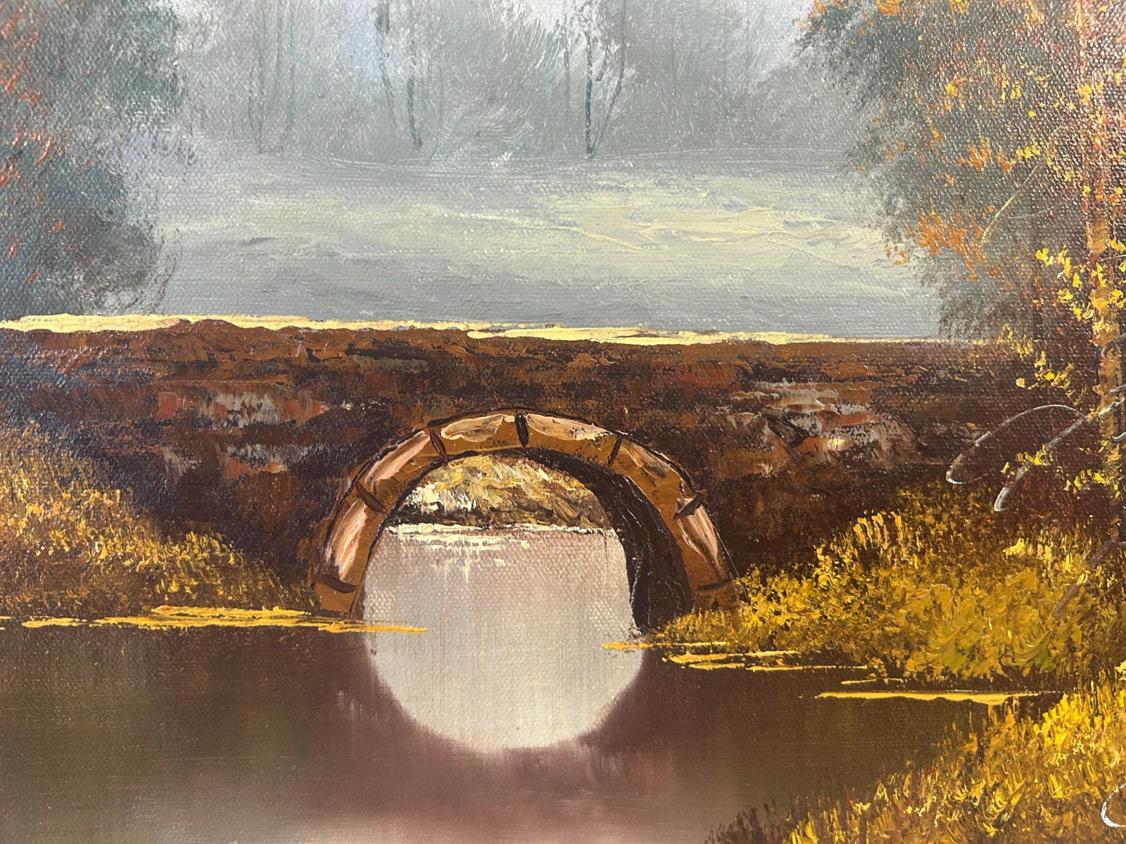 Mid 20th Century Original Carl Madden Oil Painting on Canvas, Framed - 3