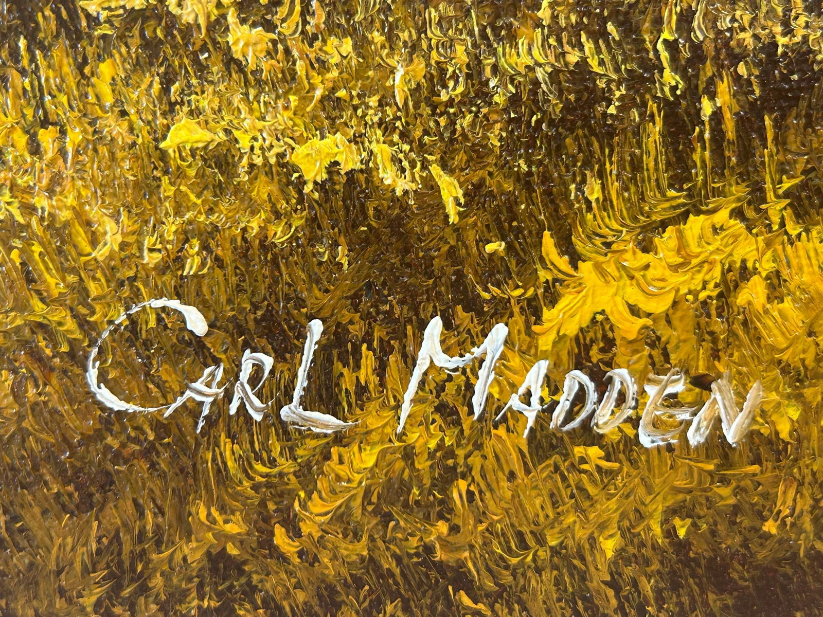 Mid 20th Century Original Carl Madden Oil Painting on Canvas, Framed - 5