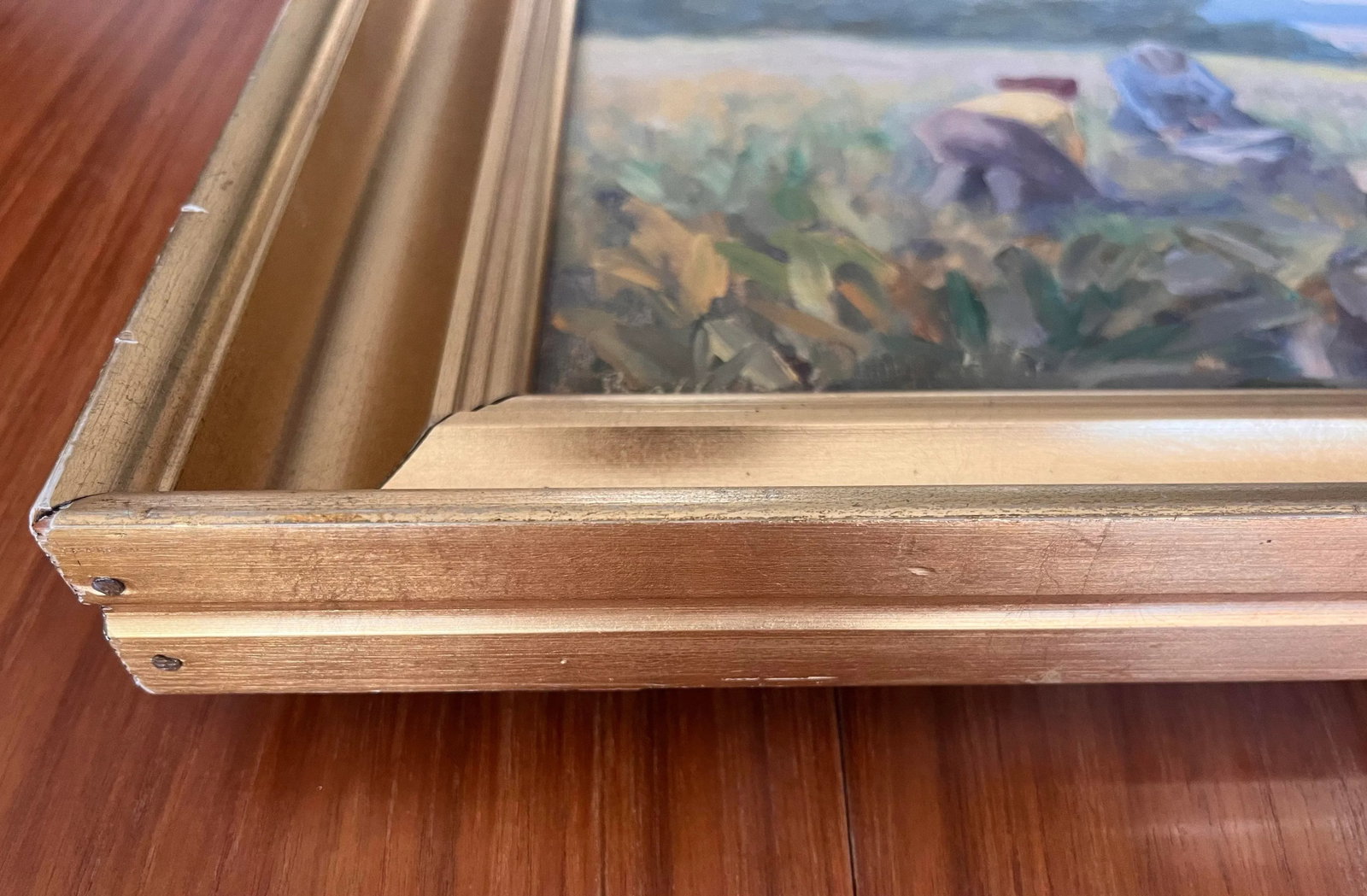 Oil Painting on Canvas of a Harvest Scene - 8