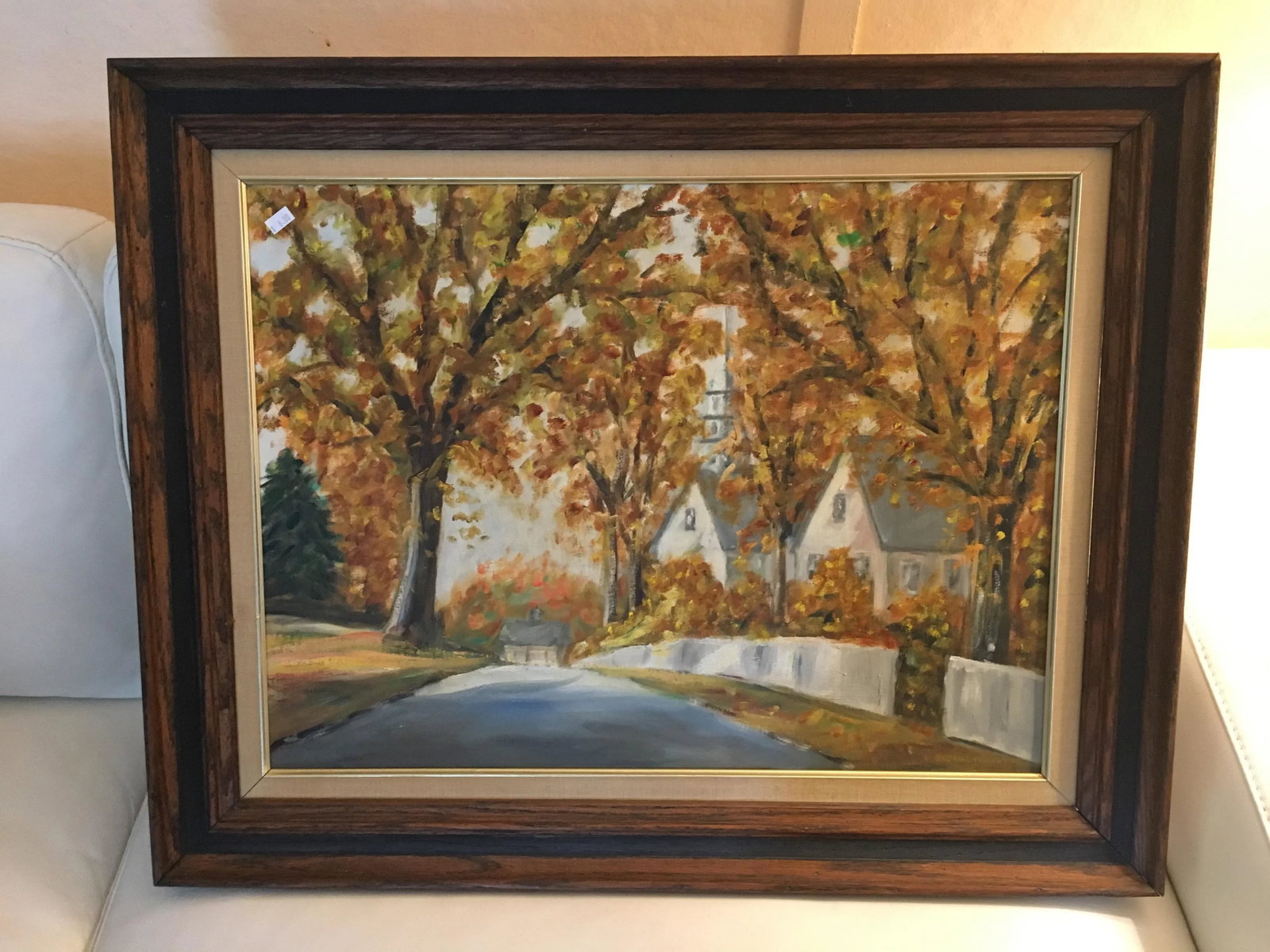 1960s Nantucket Church Steeple Scene by George Murphy - 3