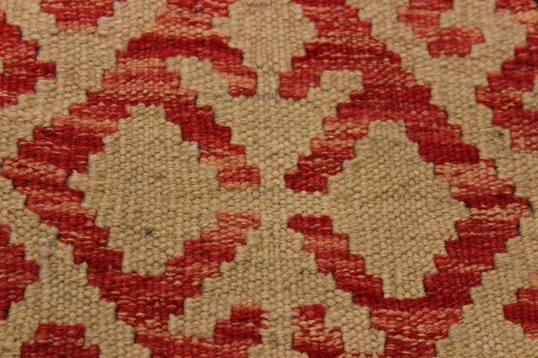 Shabby Chic Kilim Hand-Woven Wool Rug -3'6'' * 7'10'' - 4