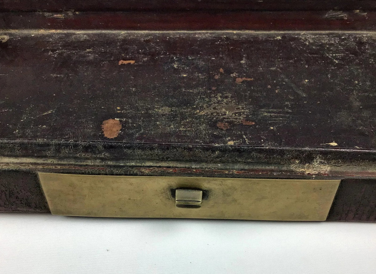 1900s Chinoiserie Leather Document Box - 6
