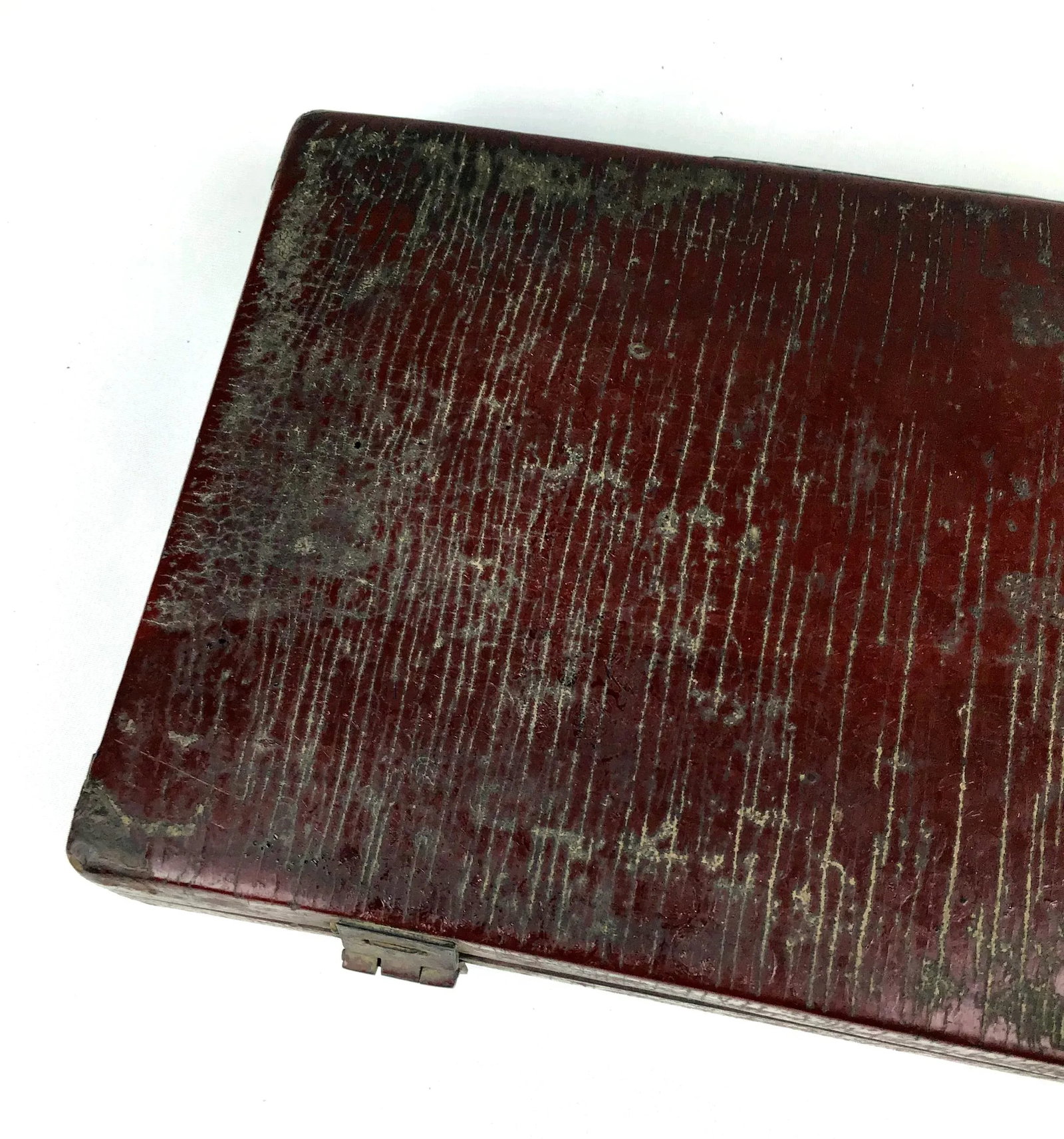 1900s Chinoiserie Leather Document Box - 9
