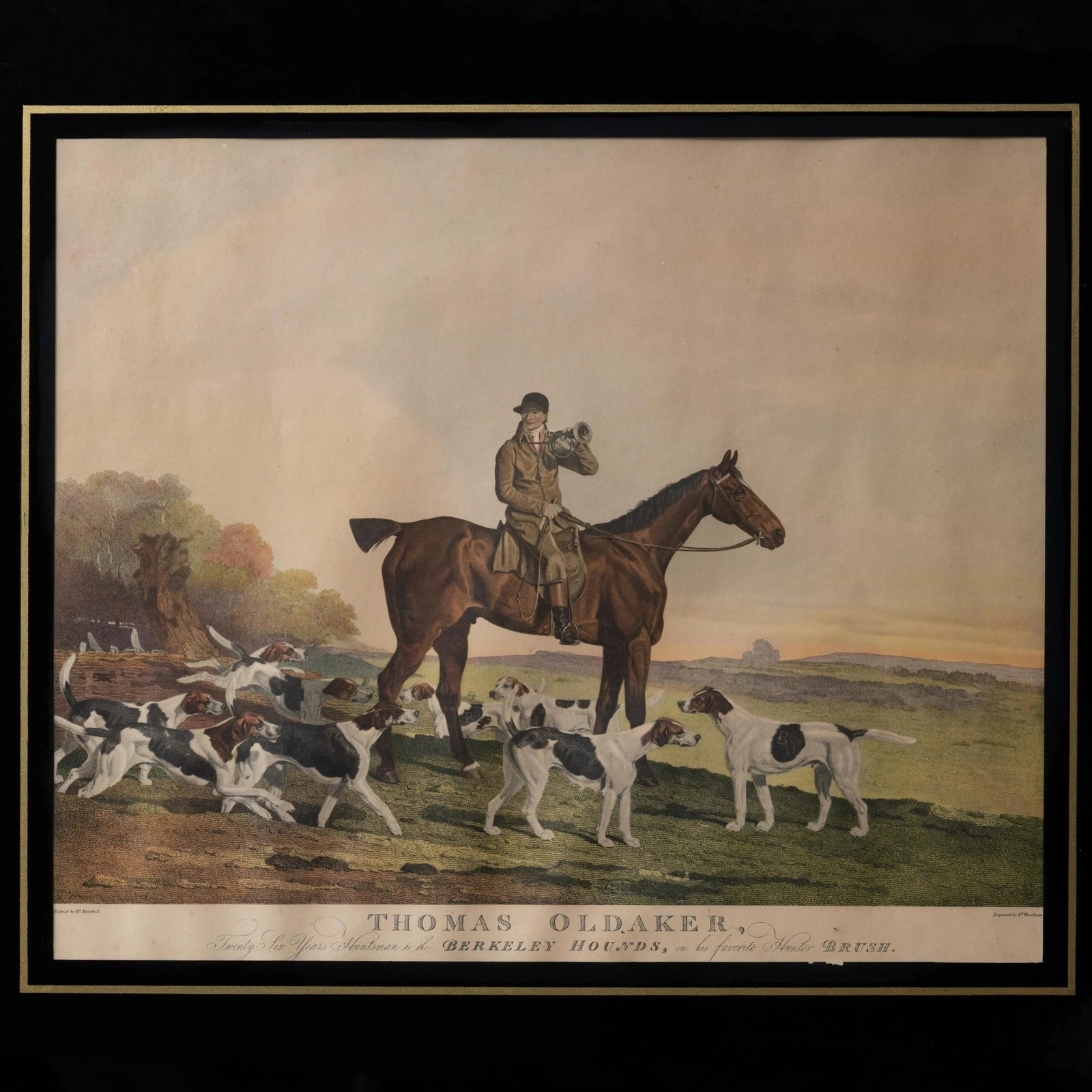 Pair of Oldaker Hunt Prints - 5
