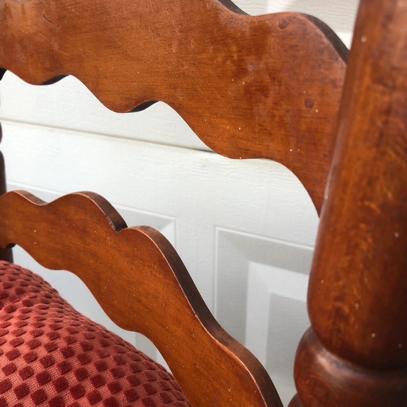 1970s Vintage Italian Rush Seating Caned Farm Chairs - 10