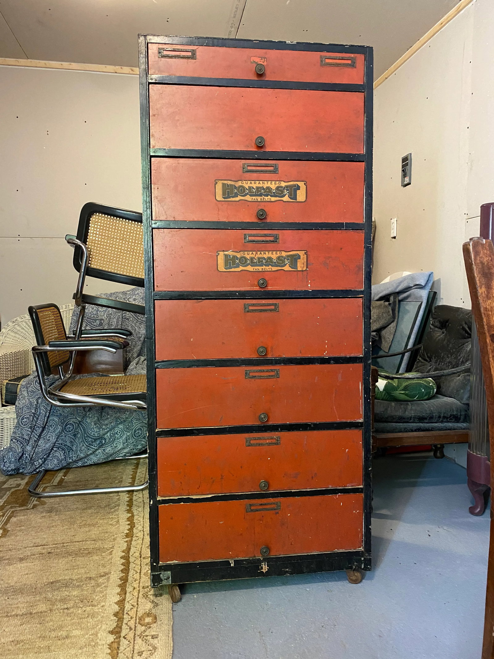 1950s Holfast Fan Belt Storage Cabinet - 3