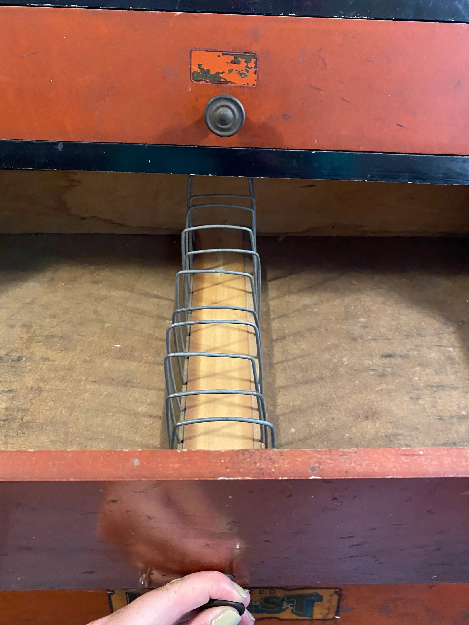 1950s Holfast Fan Belt Storage Cabinet - 6