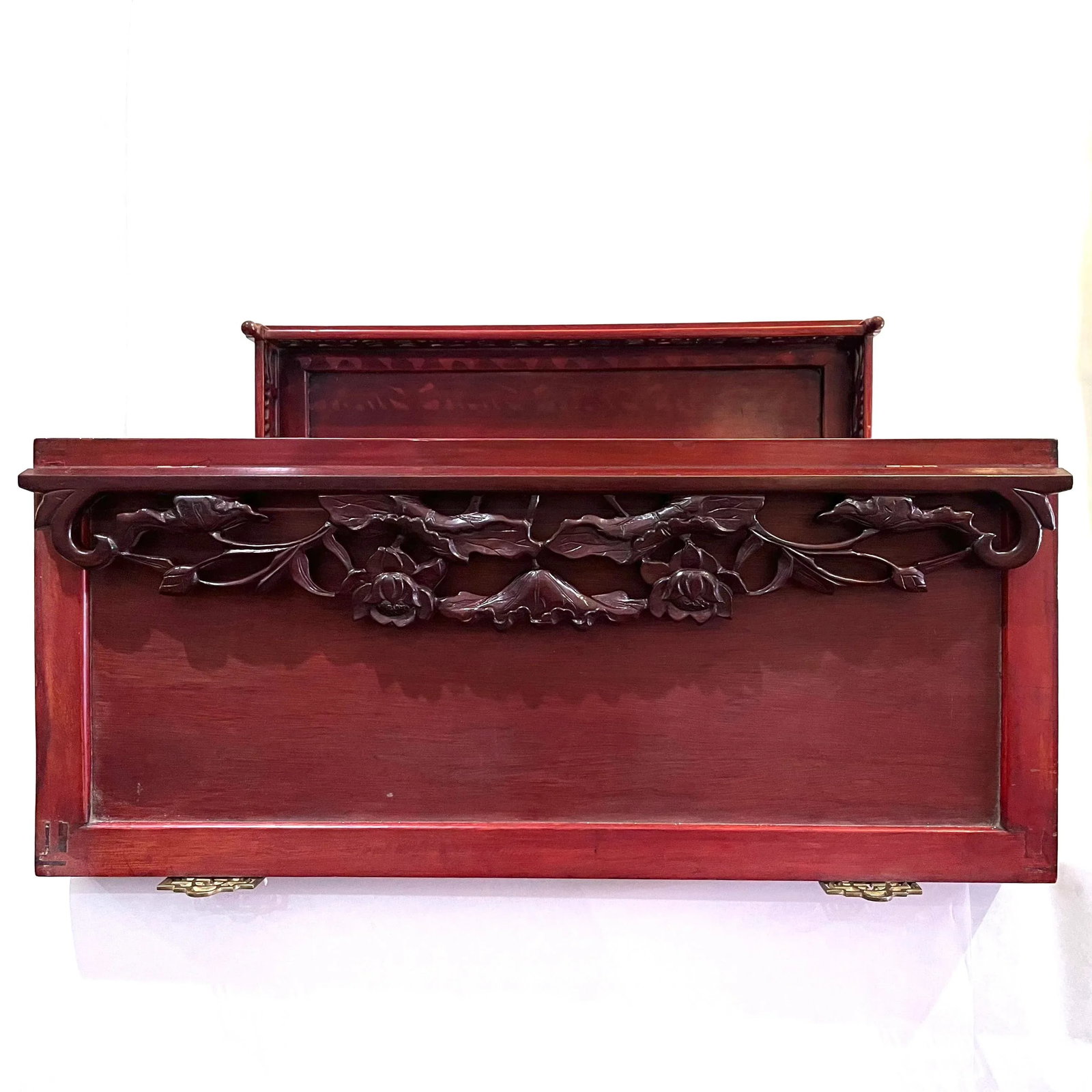 Buddhist Temple Shrine Altar - Butsudan - Red Lacquer - 10
