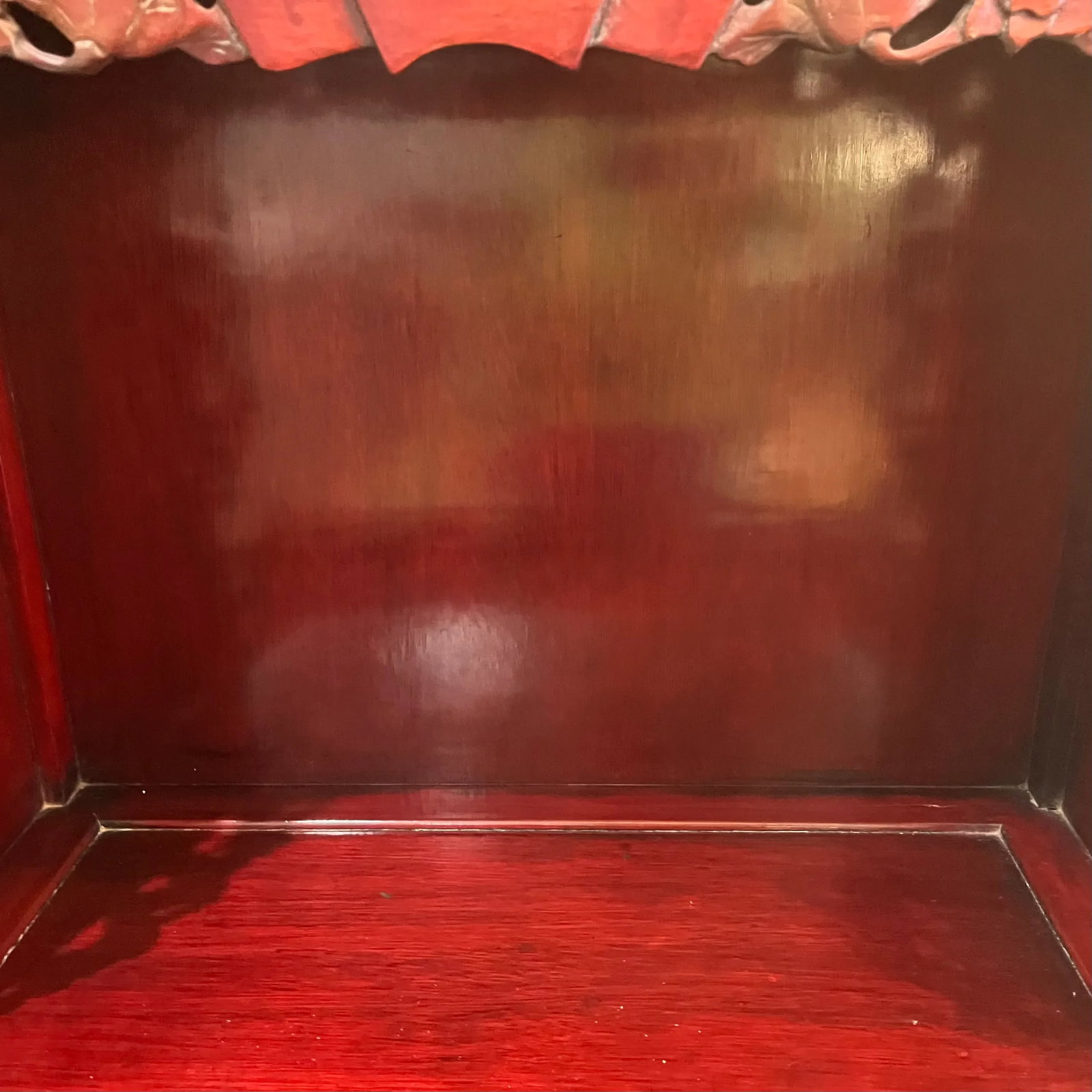 Buddhist Temple Shrine Altar - Butsudan - Red Lacquer - 4