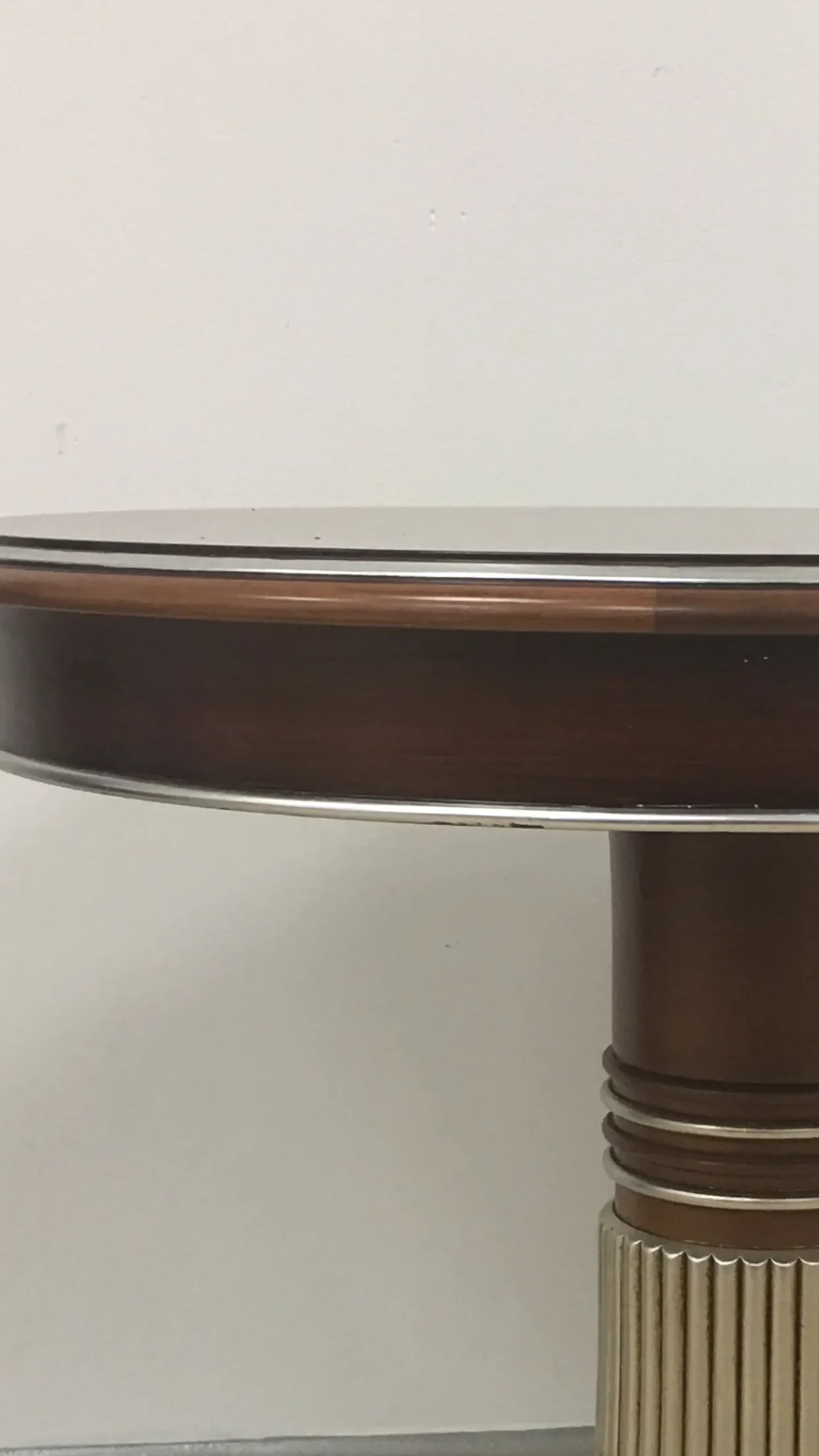 100% Made in Italy by Caspani Tino . Walnut Wood Side Table - 10
