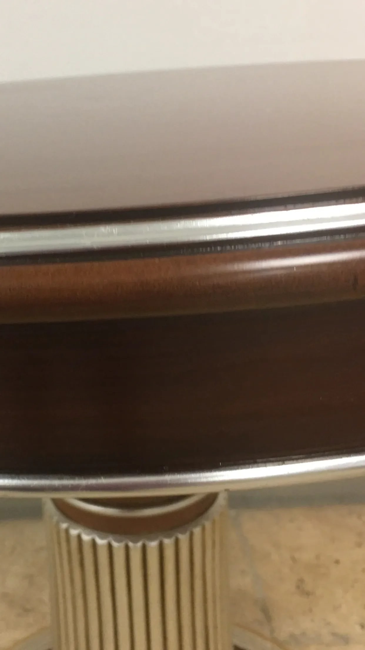 100% Made in Italy by Caspani Tino . Walnut Wood Side Table - 8