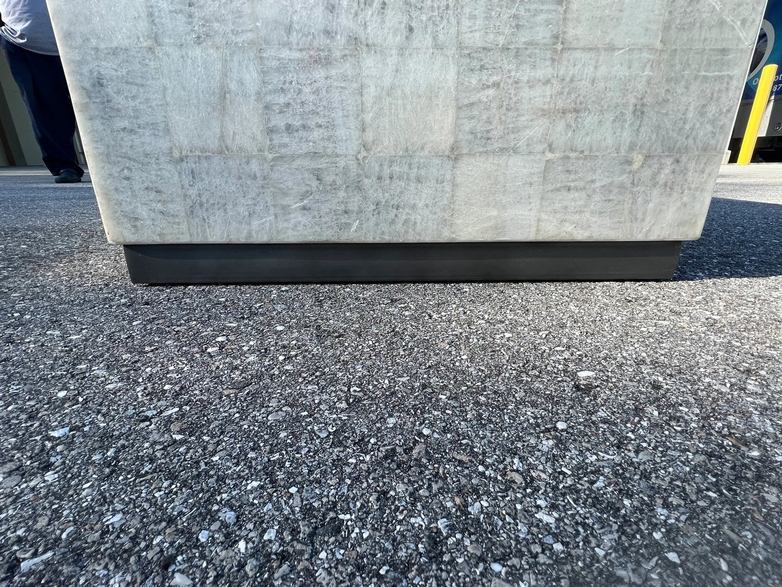1980s Rectangular Tessellate Stone Coffee Table - 7