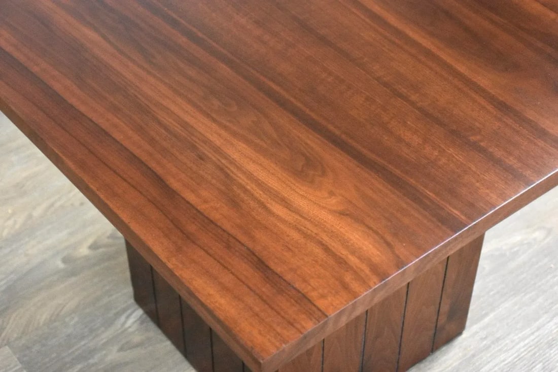 1960s Refinished Walnut Square End Table by Lane - 3