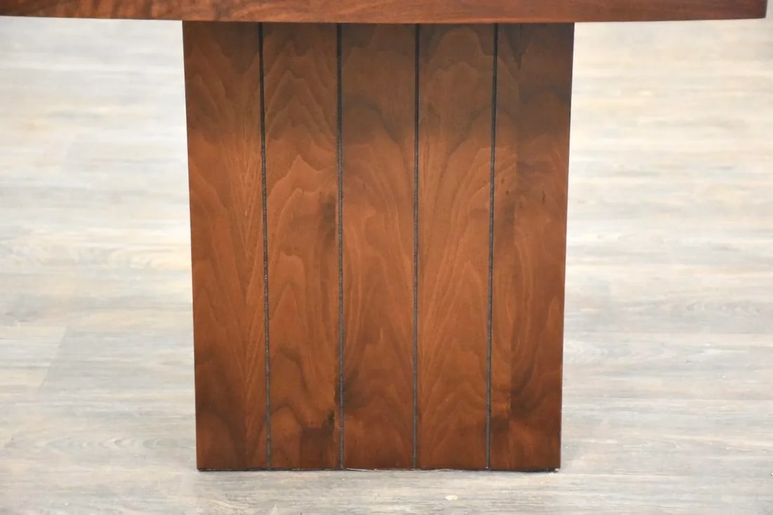 1960s Refinished Walnut Square End Table by Lane - 5