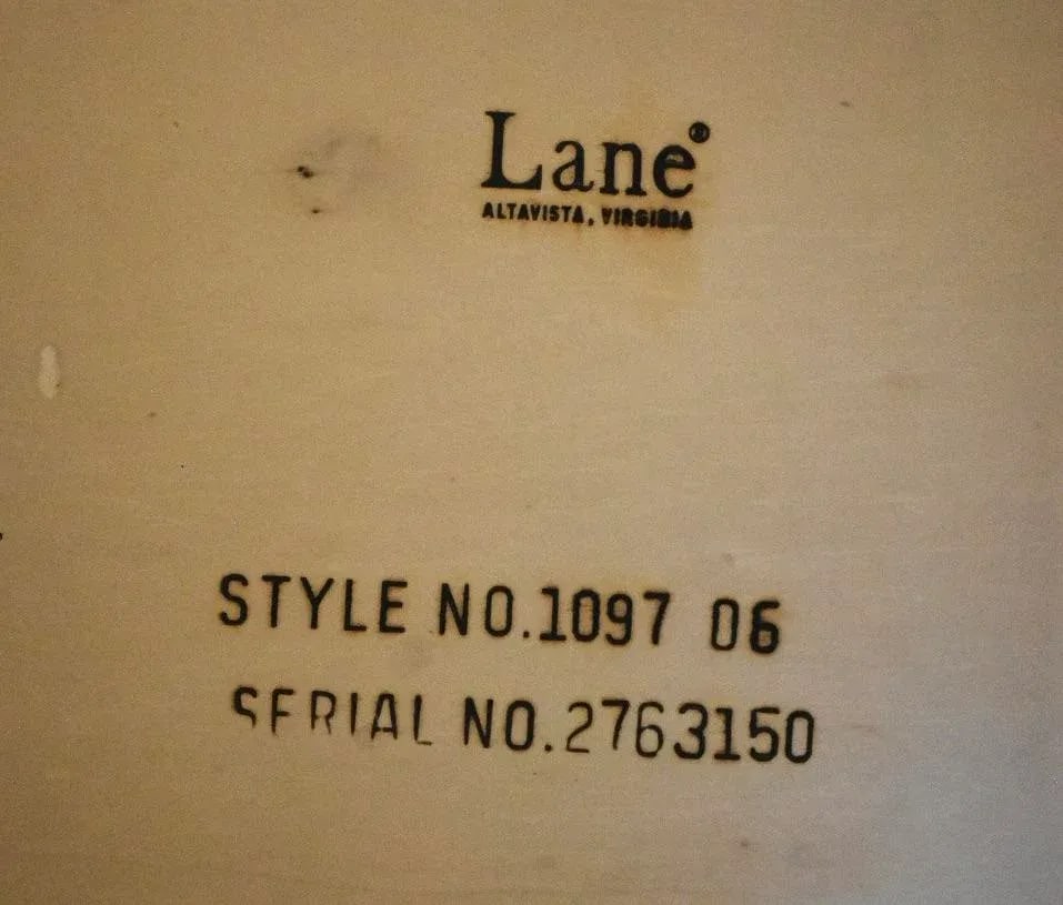 1960s Refinished Walnut Square End Table by Lane - 6