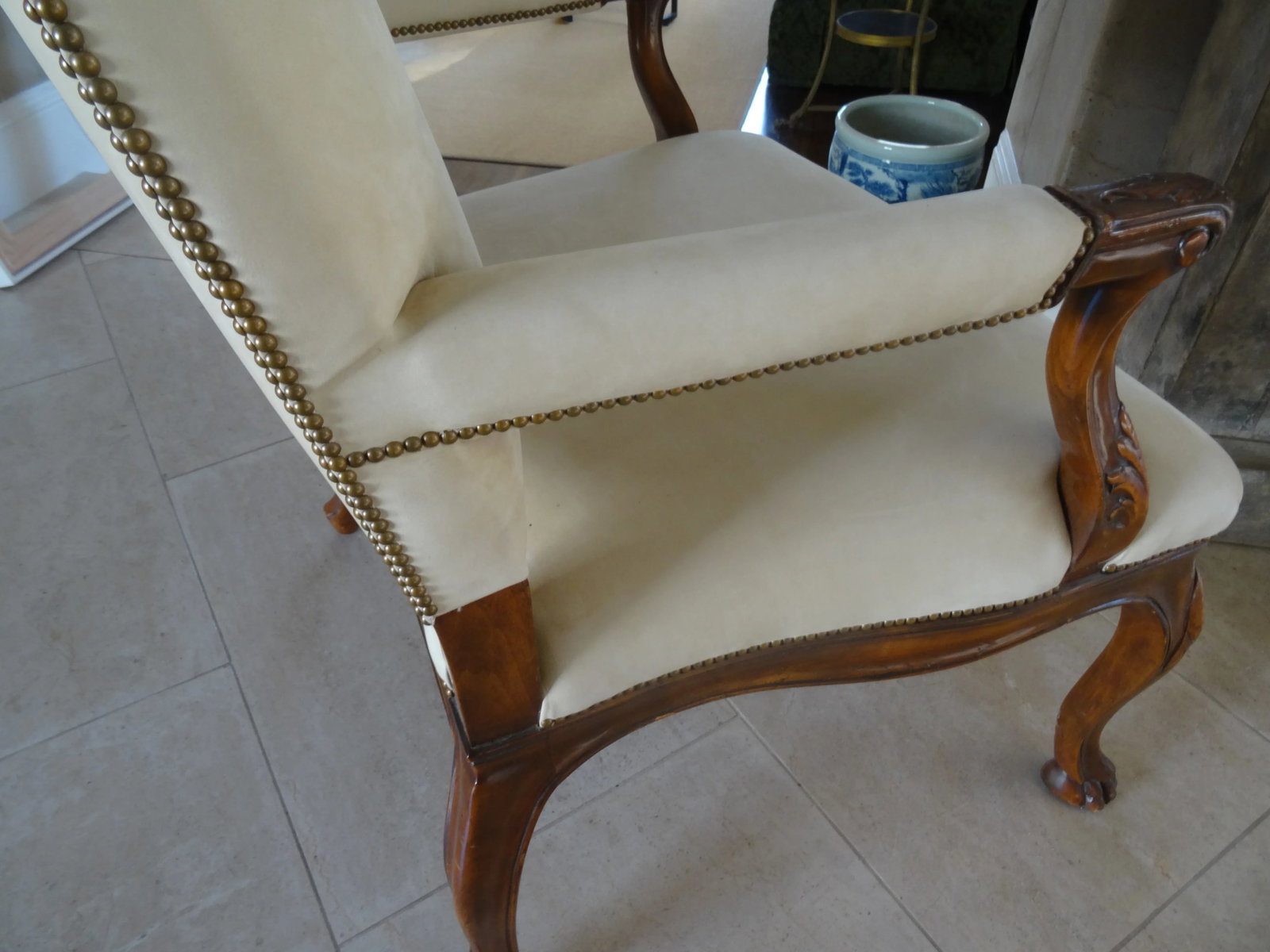 Vintage Italian Baroque Style Salon Chair - 4