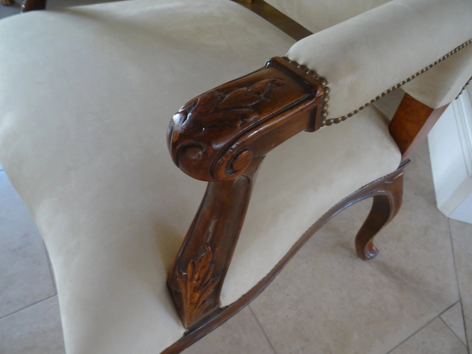Vintage Italian Baroque Style Salon Chair - 5