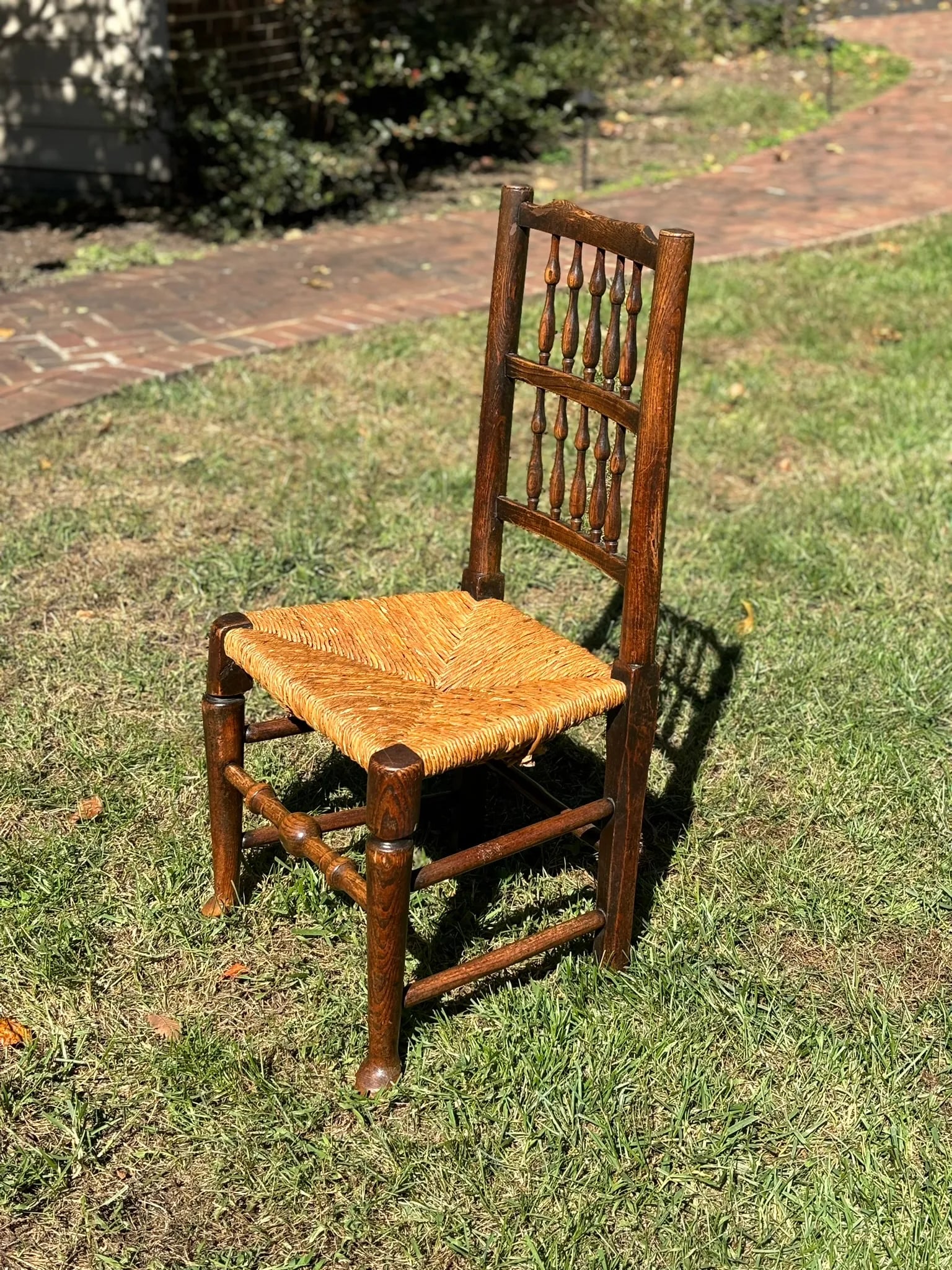 19th Century Beech Spindleback Chair - 7