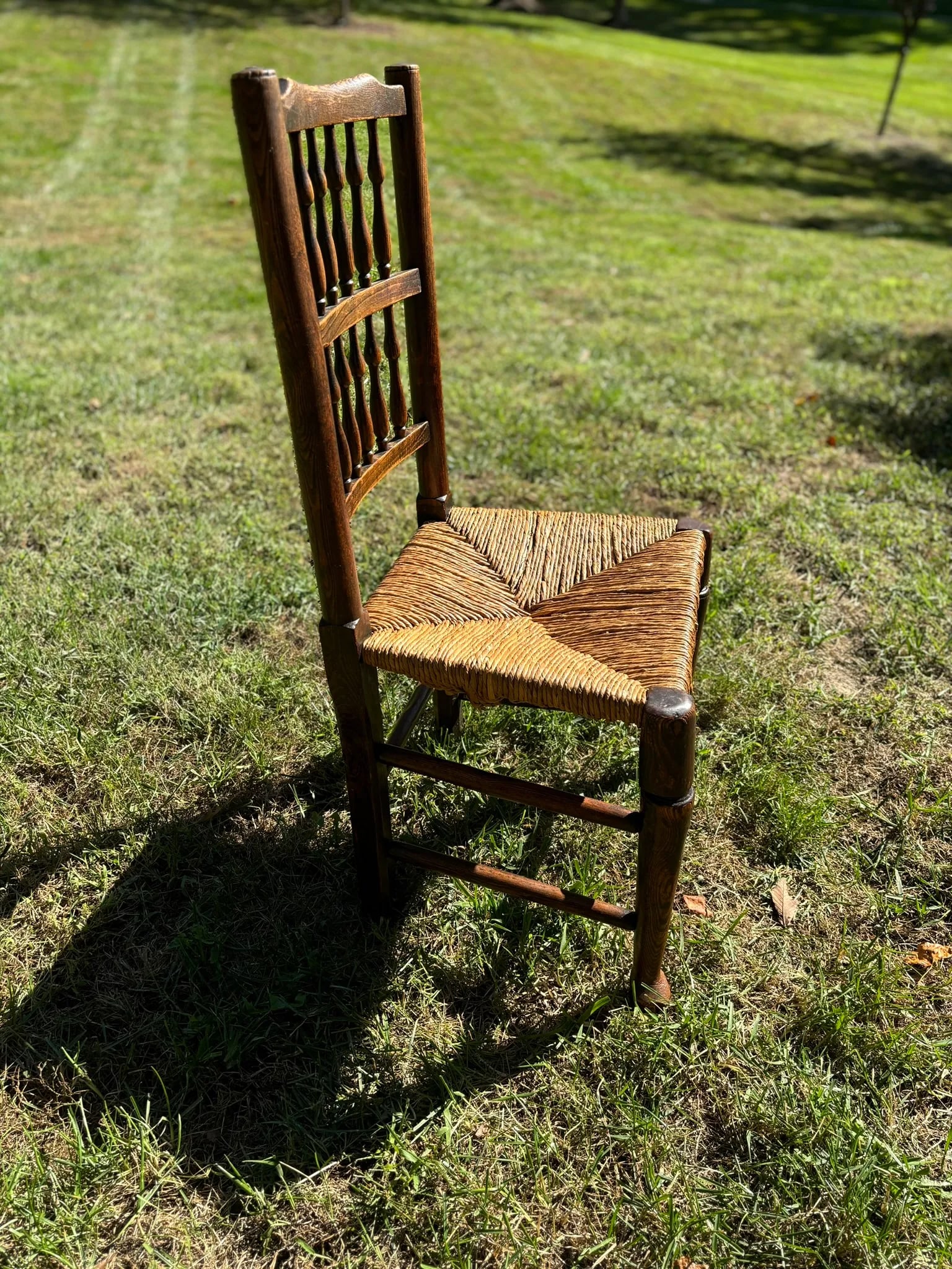 19th Century Beech Spindleback Chair - 8