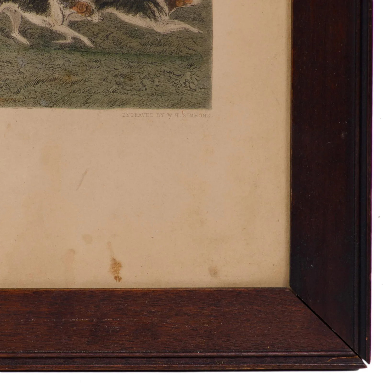 Antique "Melton Breakfast and the Meet of the Vine Hounds" Sporting Engravings - a Pair - 10