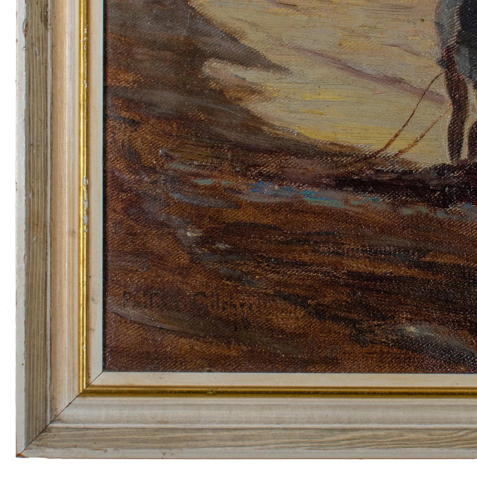 Early 20th Century Philip Thomson Gilchrist Oil Painting - 4