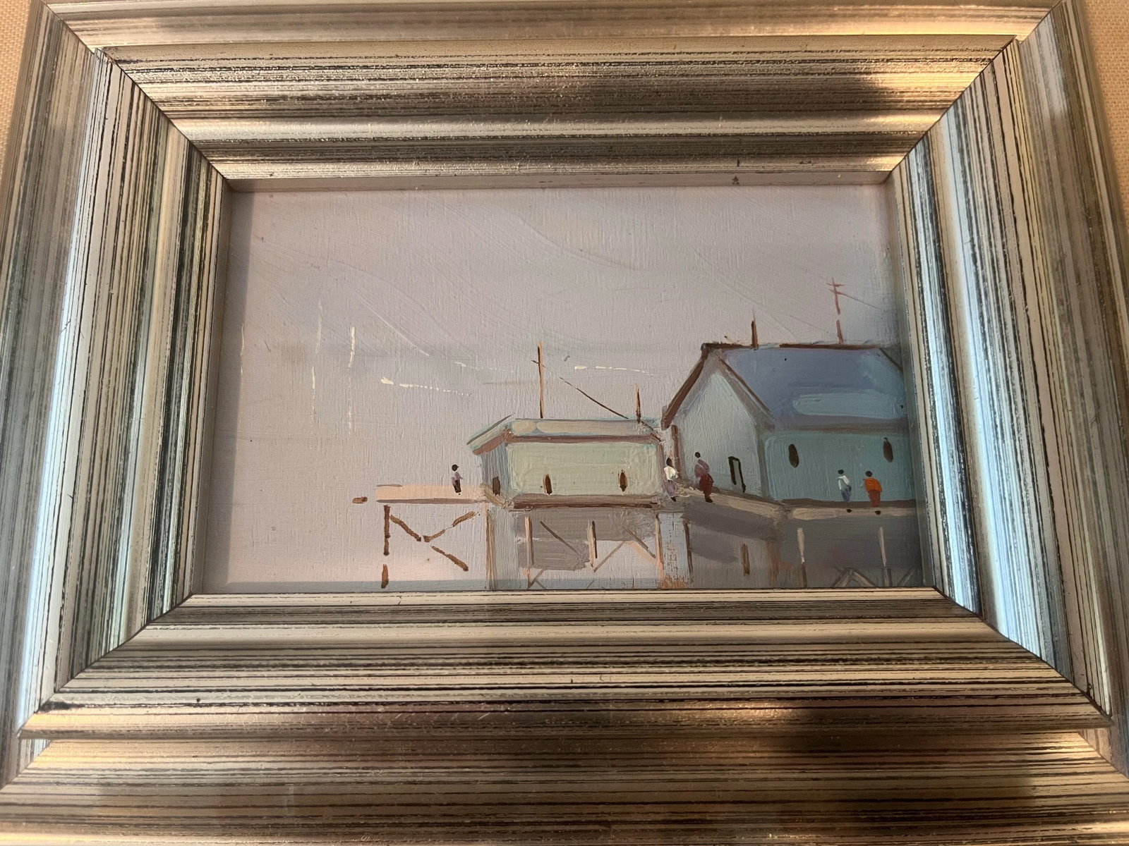 Pair of Vintage Italian School Framed Paintings - 12