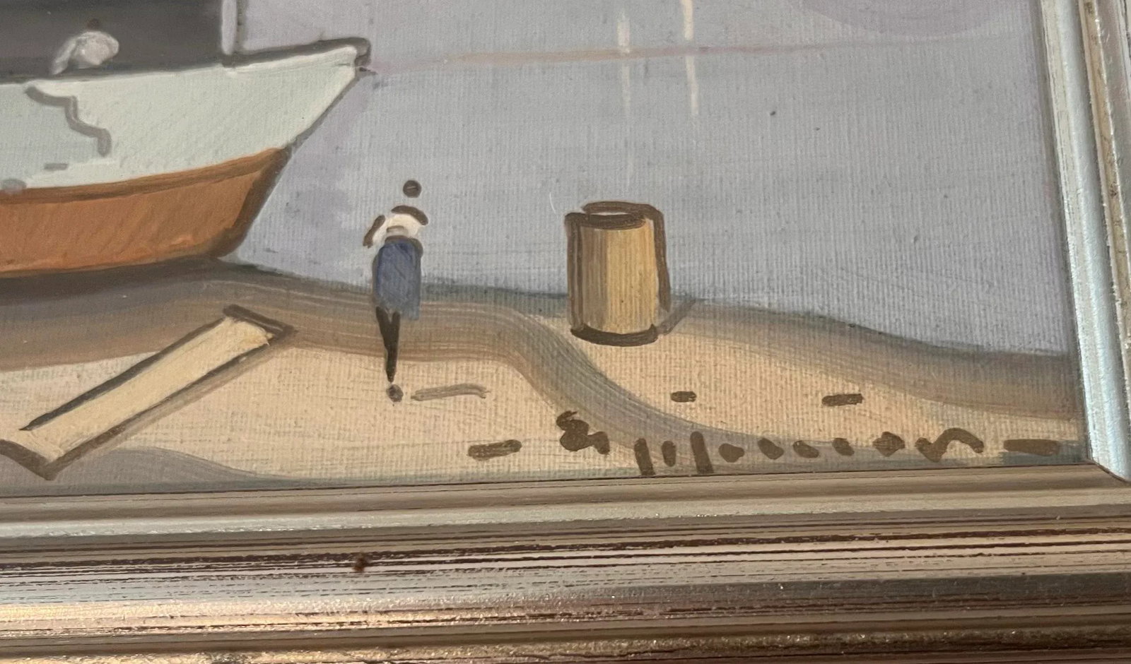 Pair of Vintage Italian School Framed Paintings - 8