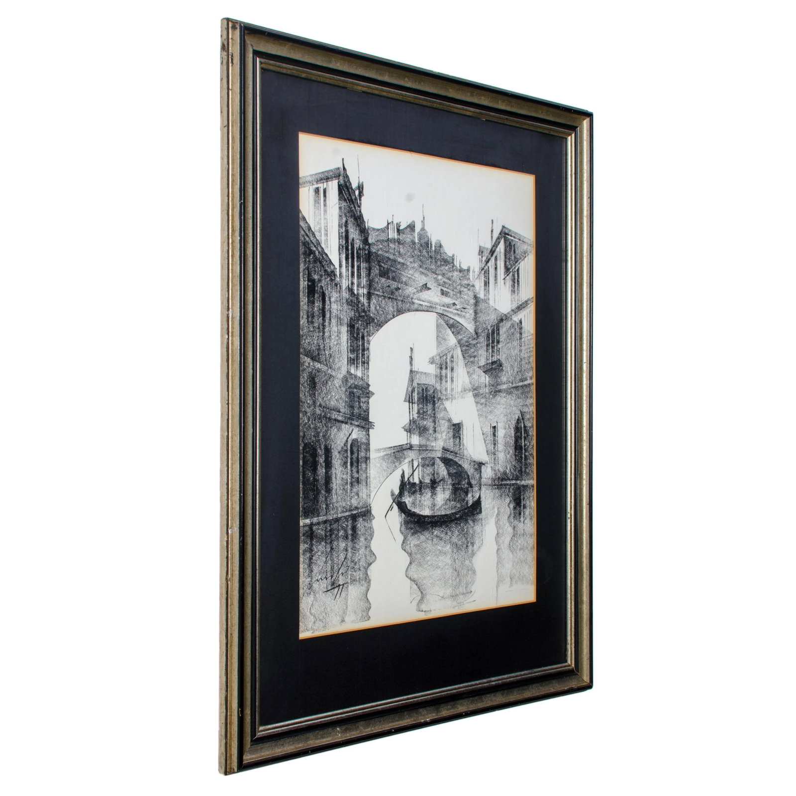 Mid-Century Modern Venice Lithograph - 3